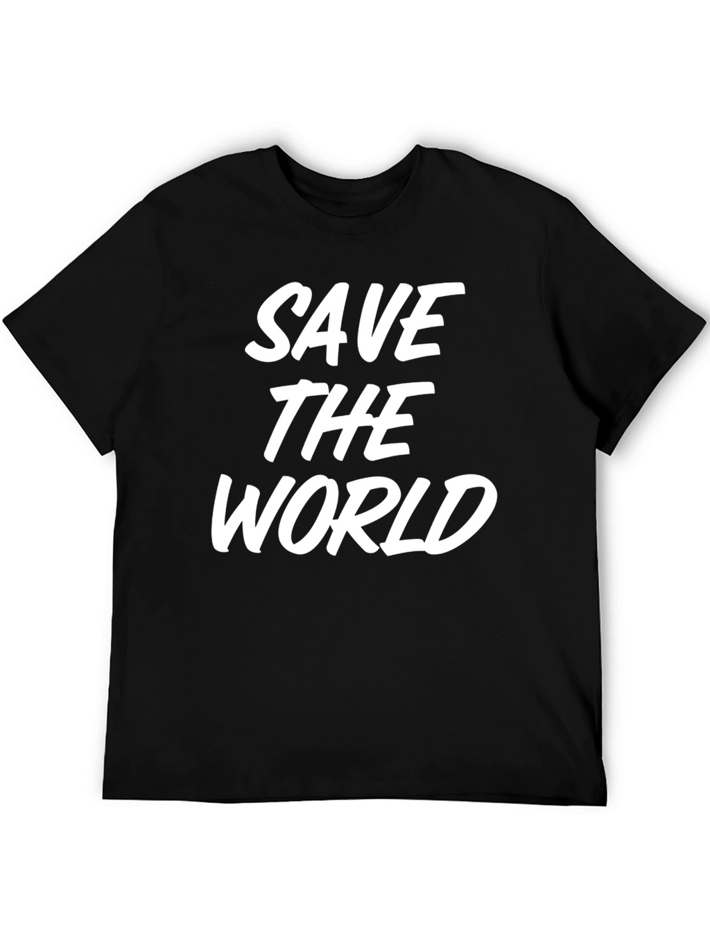 Save the World Graphic Tee - Black