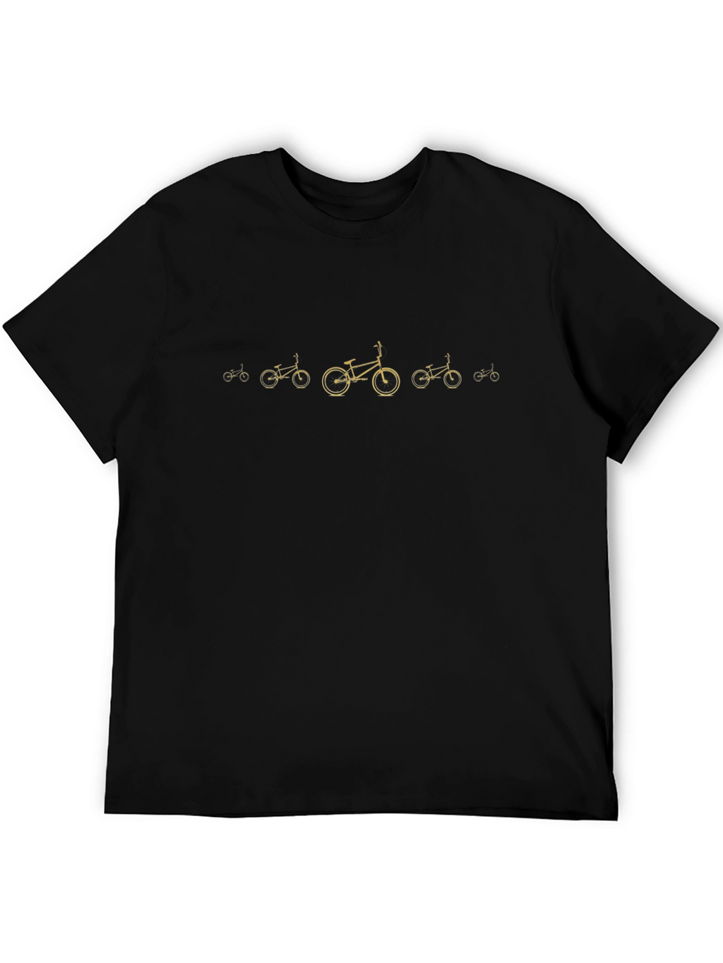 Bicycle Evolution Black T-Shirt - Cycling Enthusiast Tee