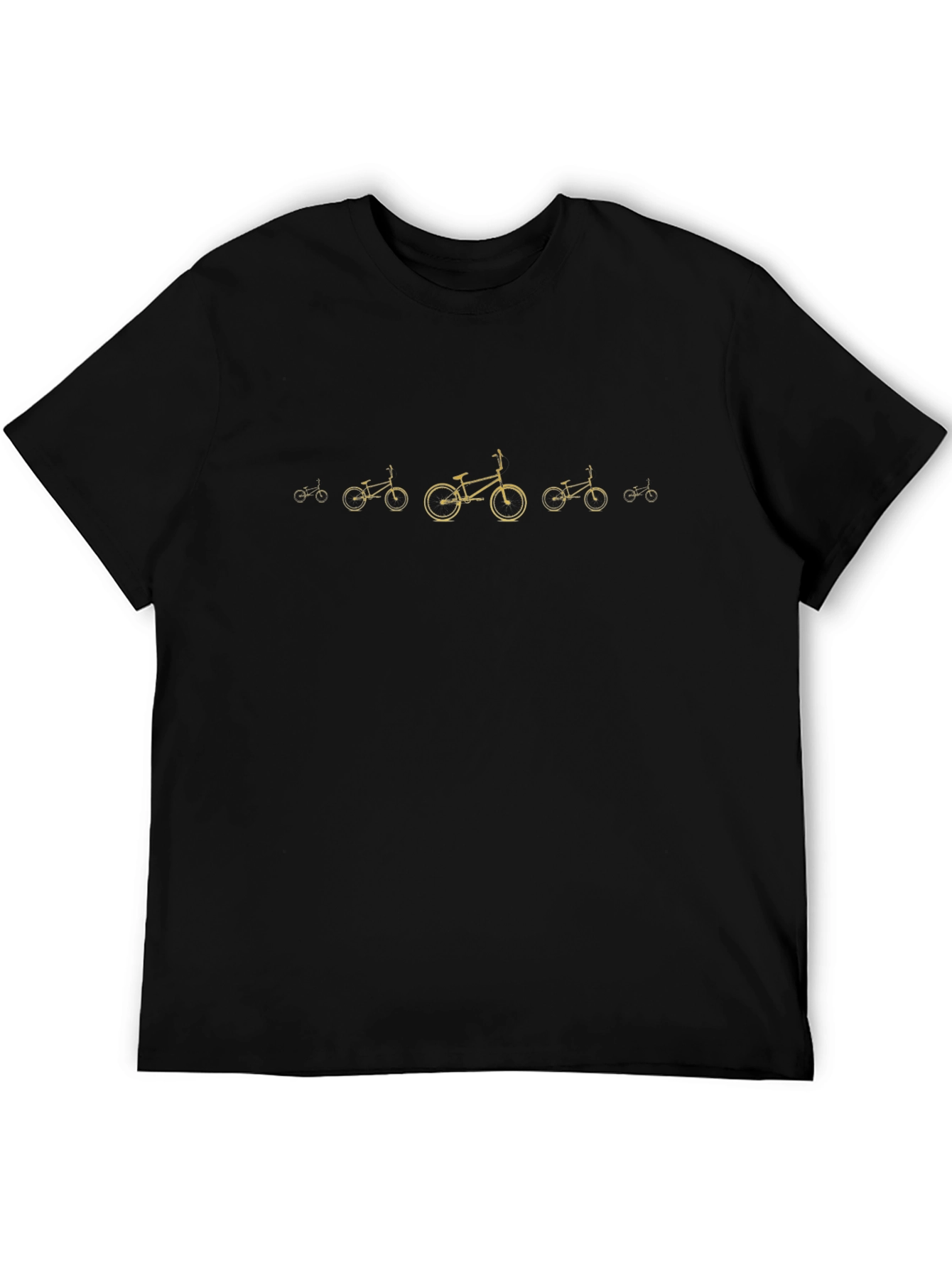Bicycle Evolution Black T-Shirt - Cycling Enthusiast Tee