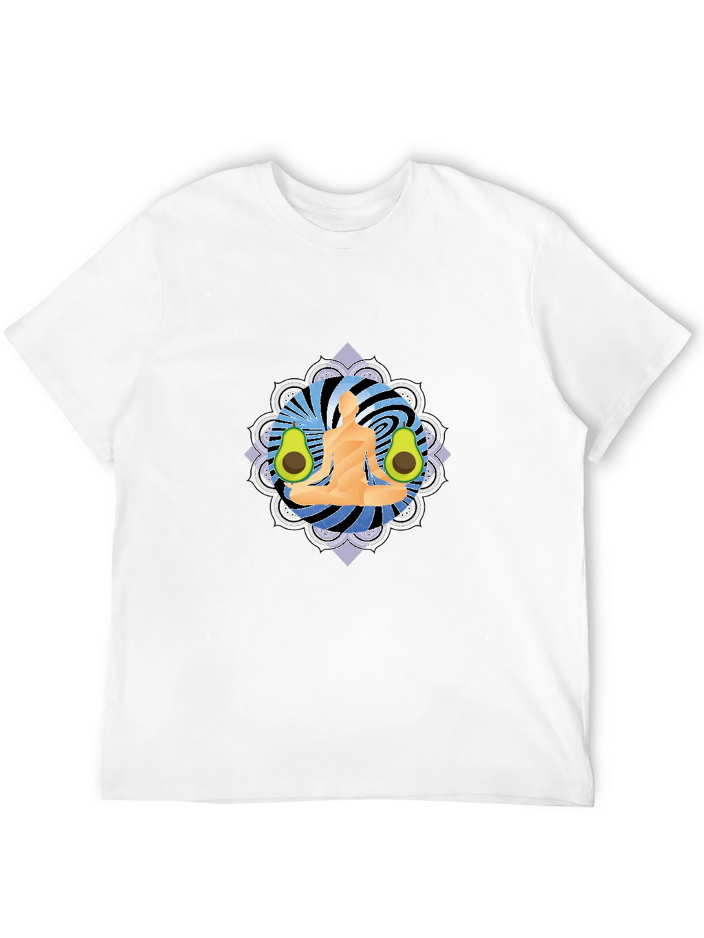 Yoga Avocado Black T-Shirt