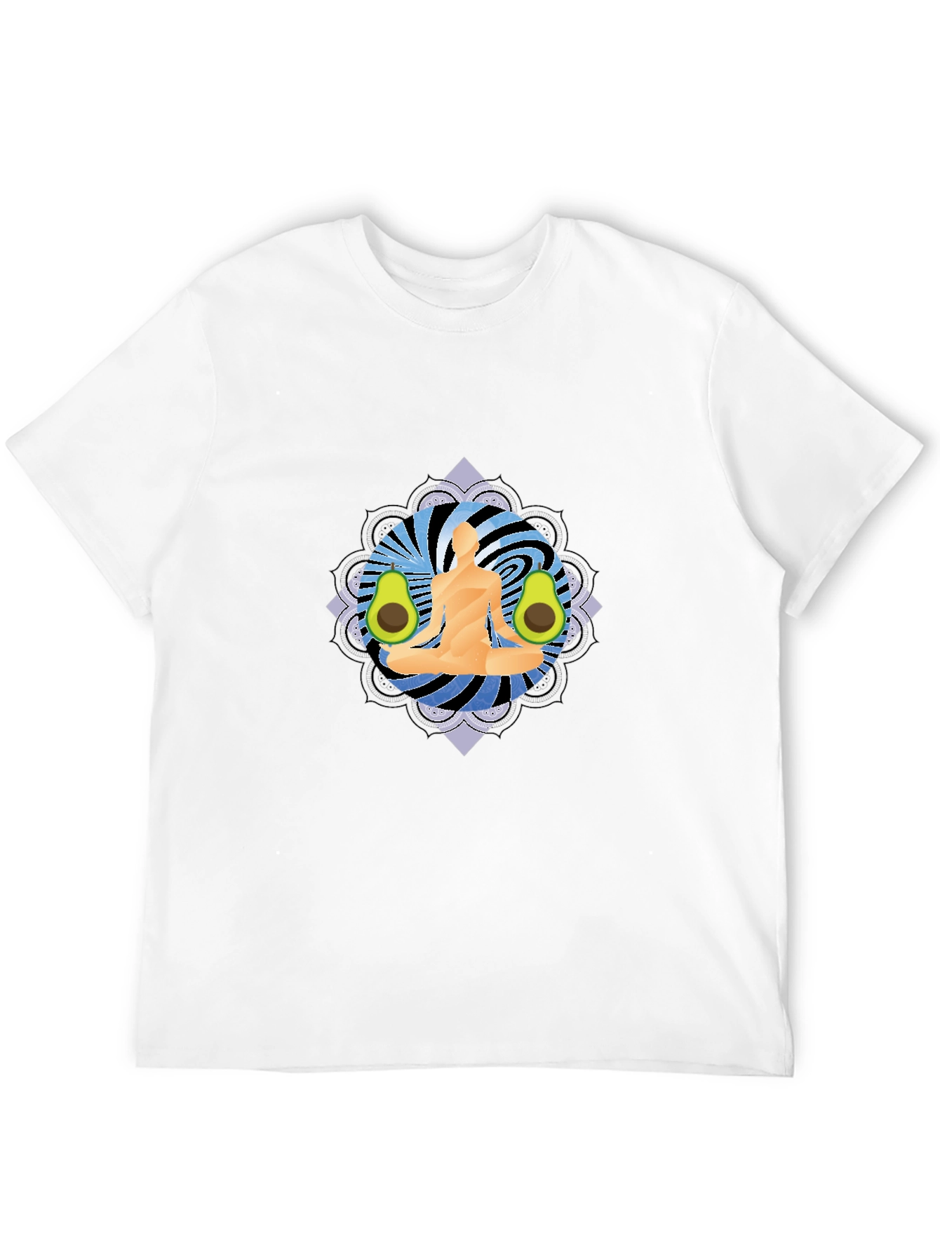 Yoga Avocado Black T-Shirt