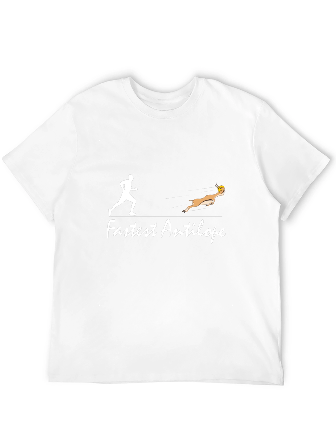 Fastest Antelope Graphic Tee - Running Humor