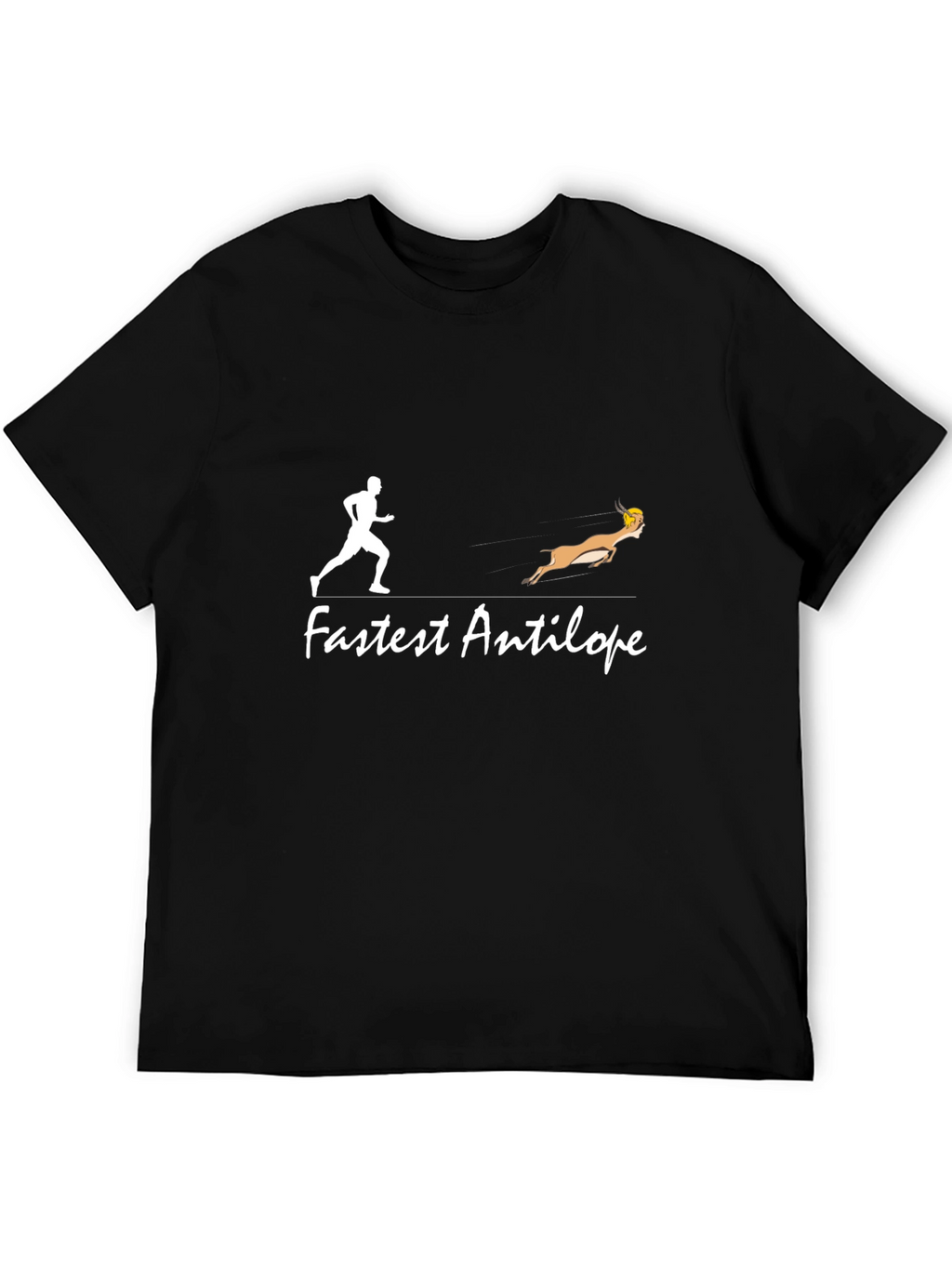 Fastest Antelope Graphic Tee - Running Humor