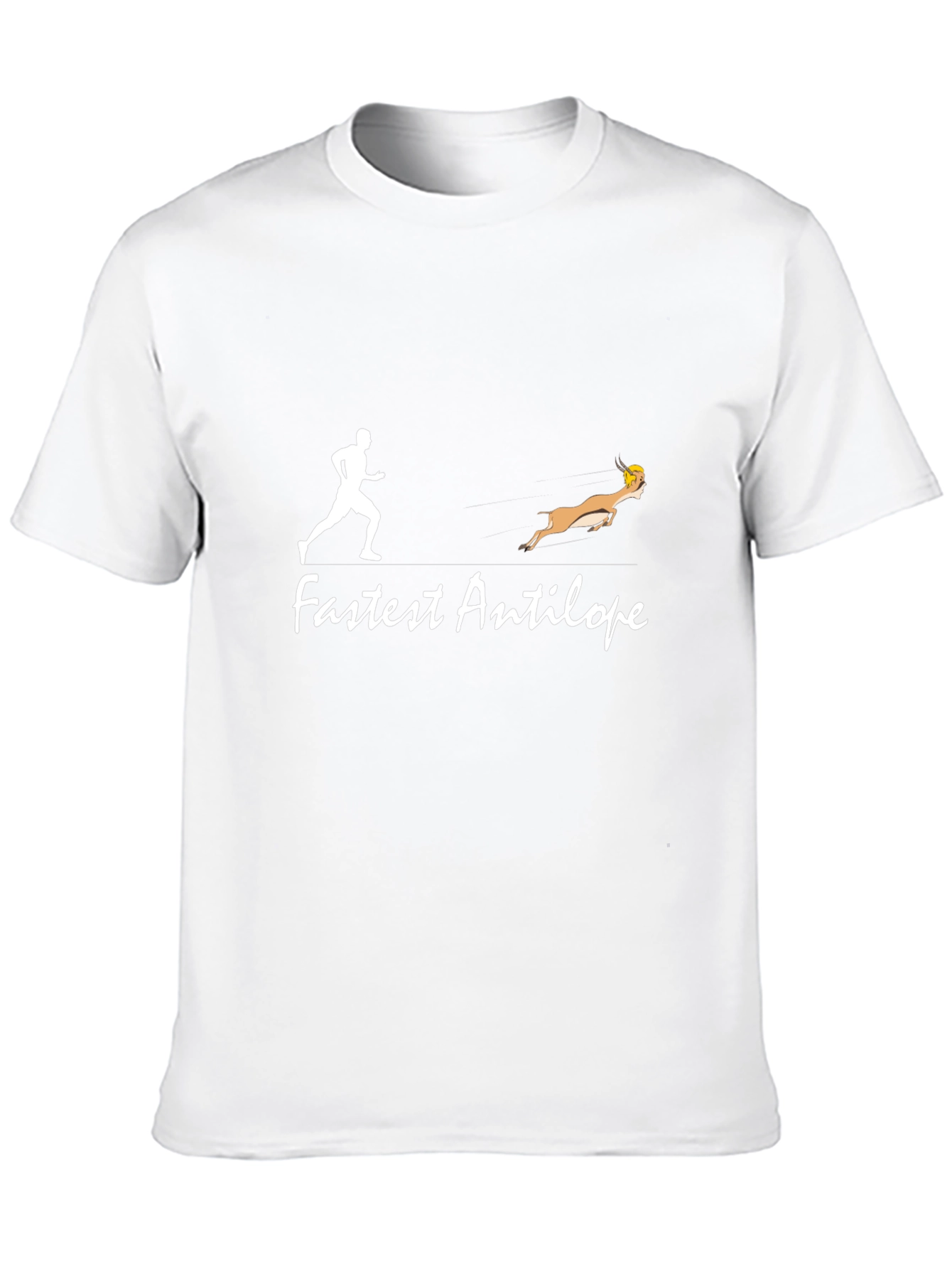 Fastest Antelope Graphic Tee - Running Humor