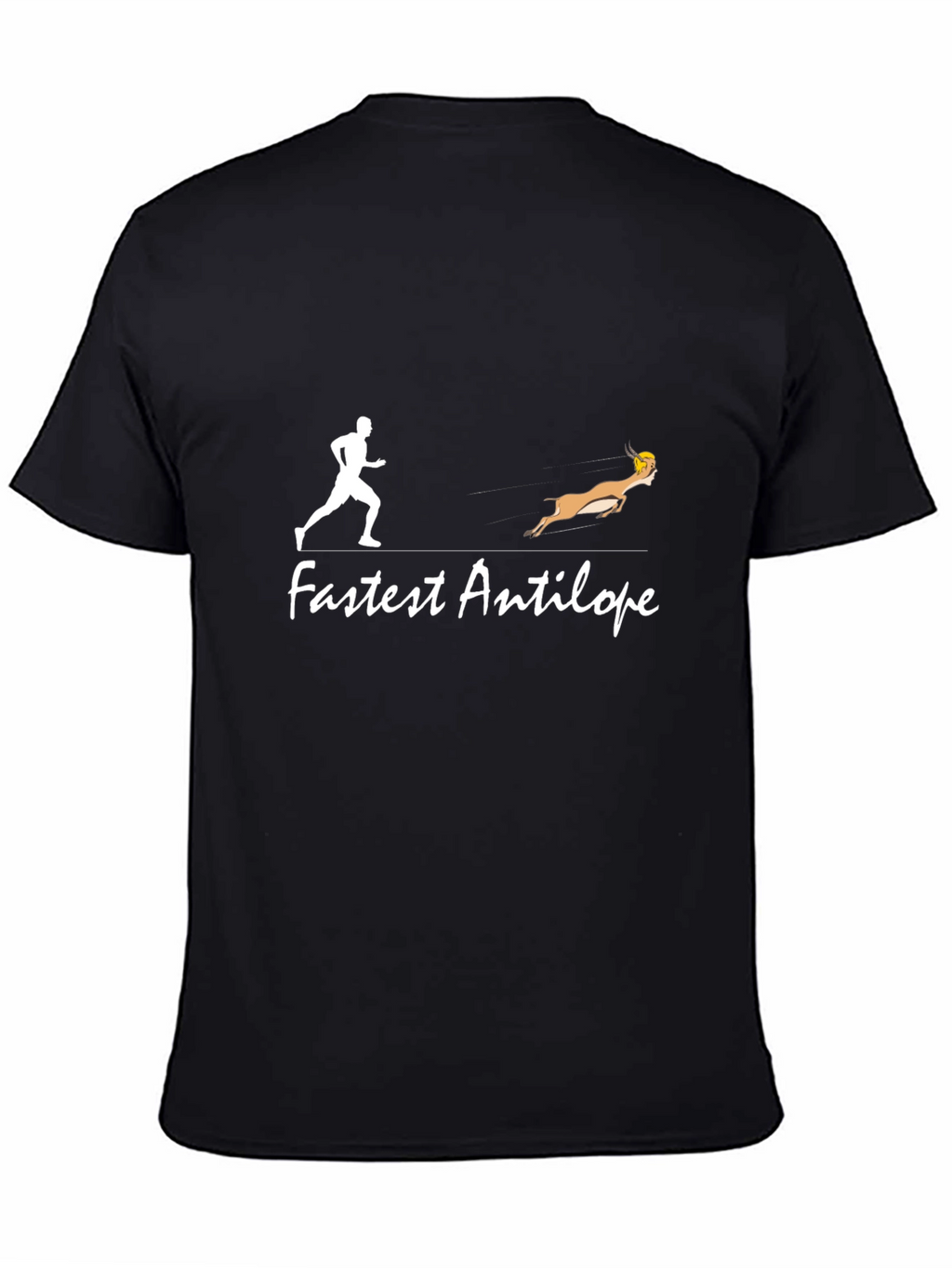 Fastest Antelope Graphic Tee - Running Humor