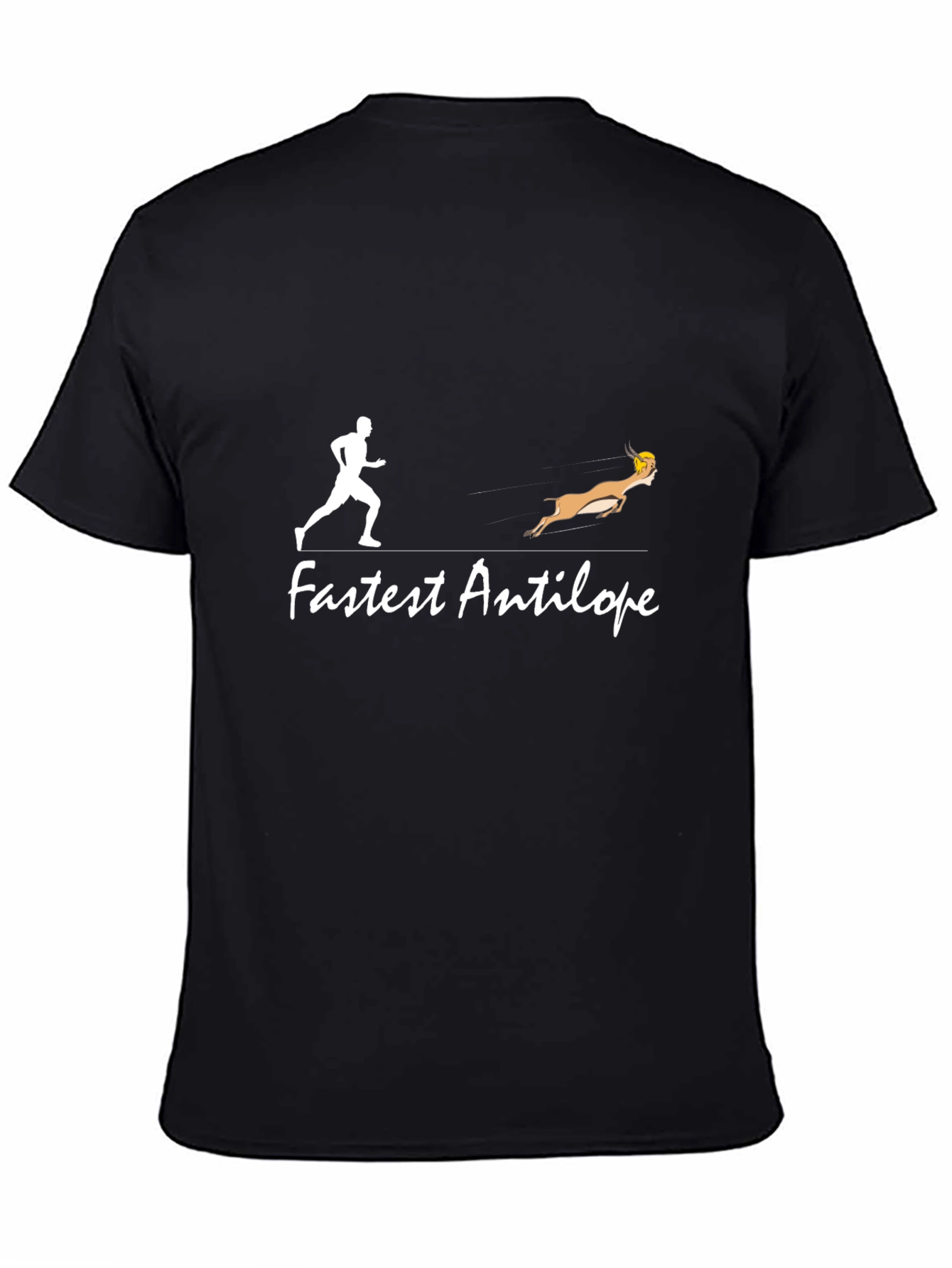 Fastest Antelope Graphic Tee - Running Humor