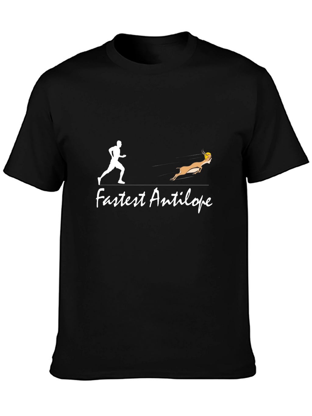 Fastest Antelope Graphic Tee - Running Humor