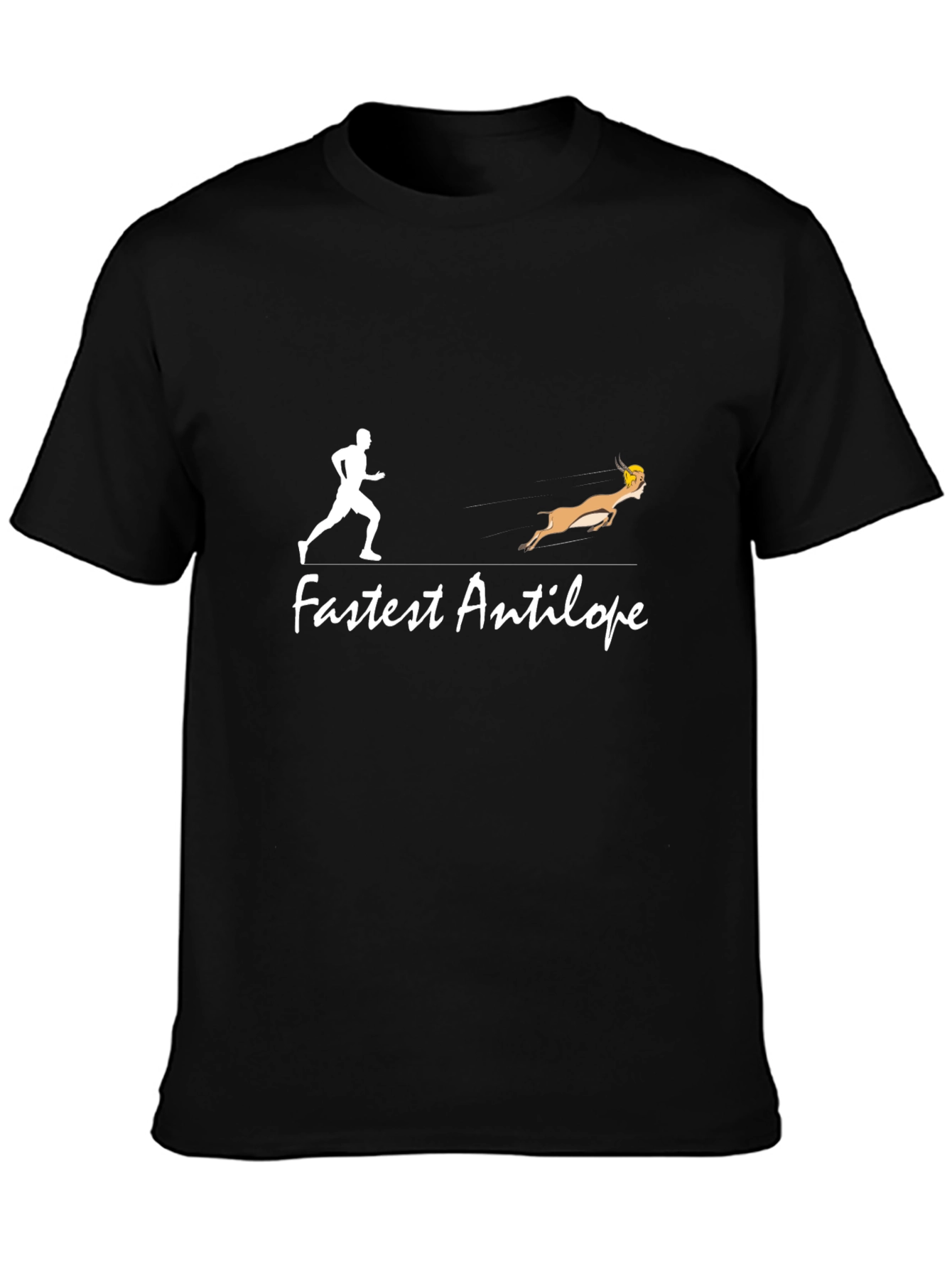 Fastest Antelope Graphic Tee - Running Humor