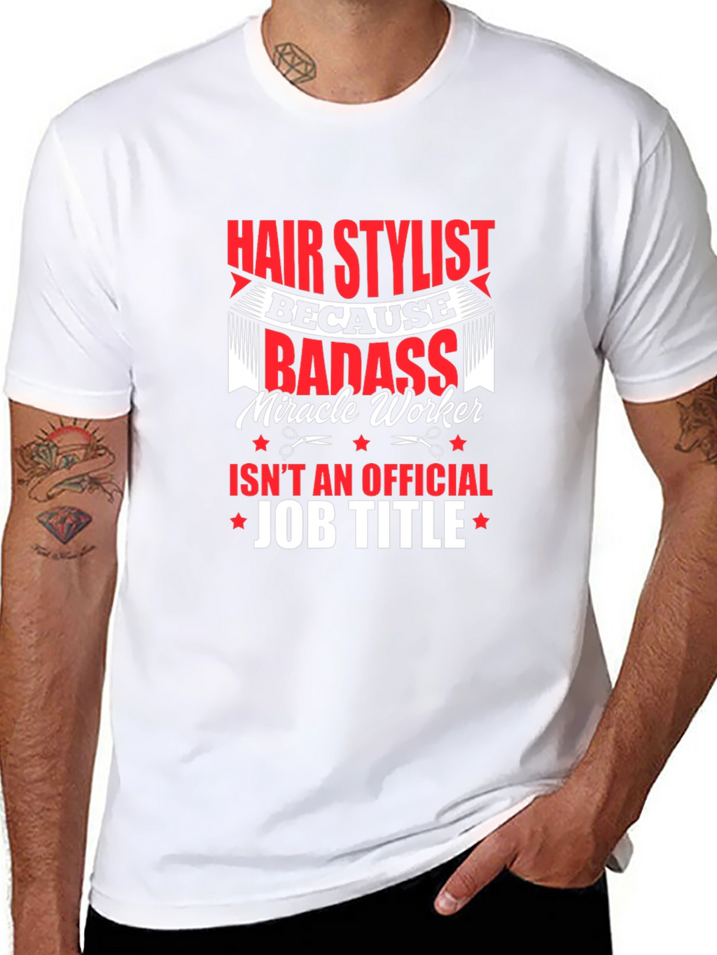 Hair Stylist Badass T-Shirt