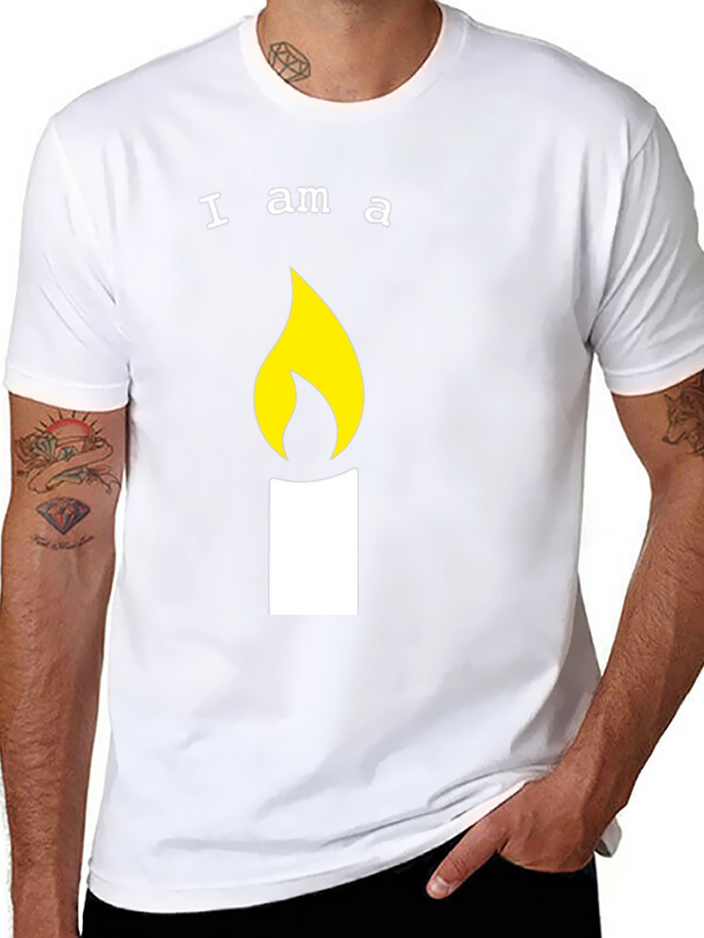 I am a Candle T-Shirt - Fun Graphic Tee