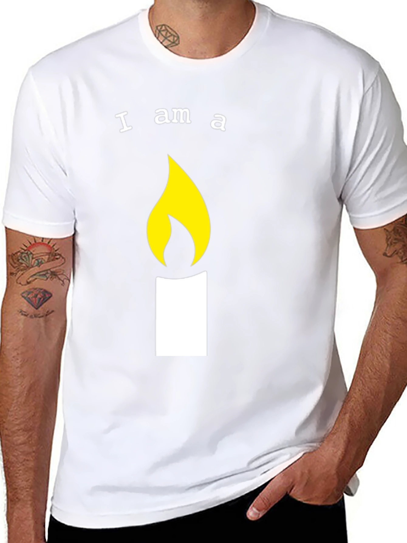 I am a Candle T-Shirt - Fun Graphic Tee