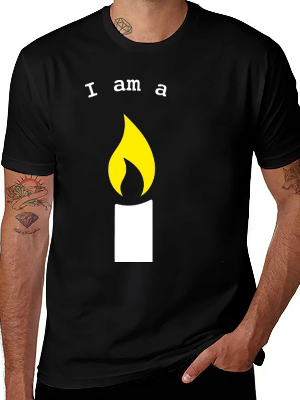 I am a Candle T-Shirt - Fun Graphic Tee