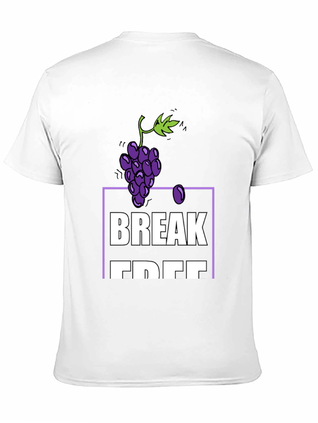 Grapes Break Free T-Shirt - Soft Cotton Blend