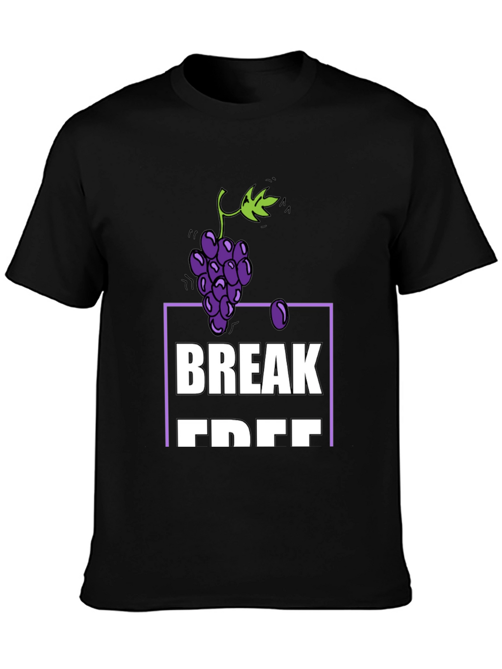 Grapes Break Free T-Shirt - Soft Cotton Blend