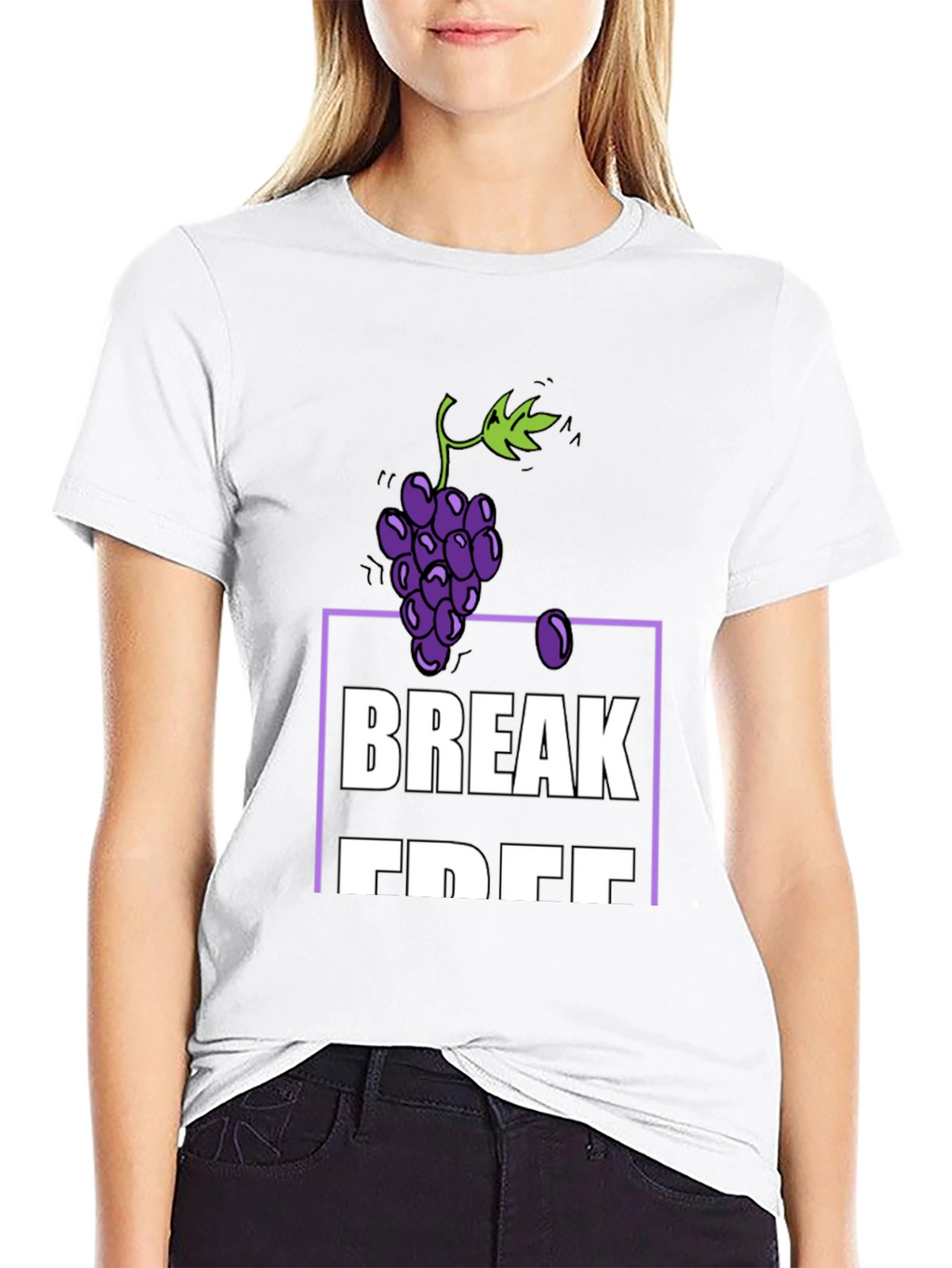 Grapes Break Free T-Shirt - Soft Cotton Blend