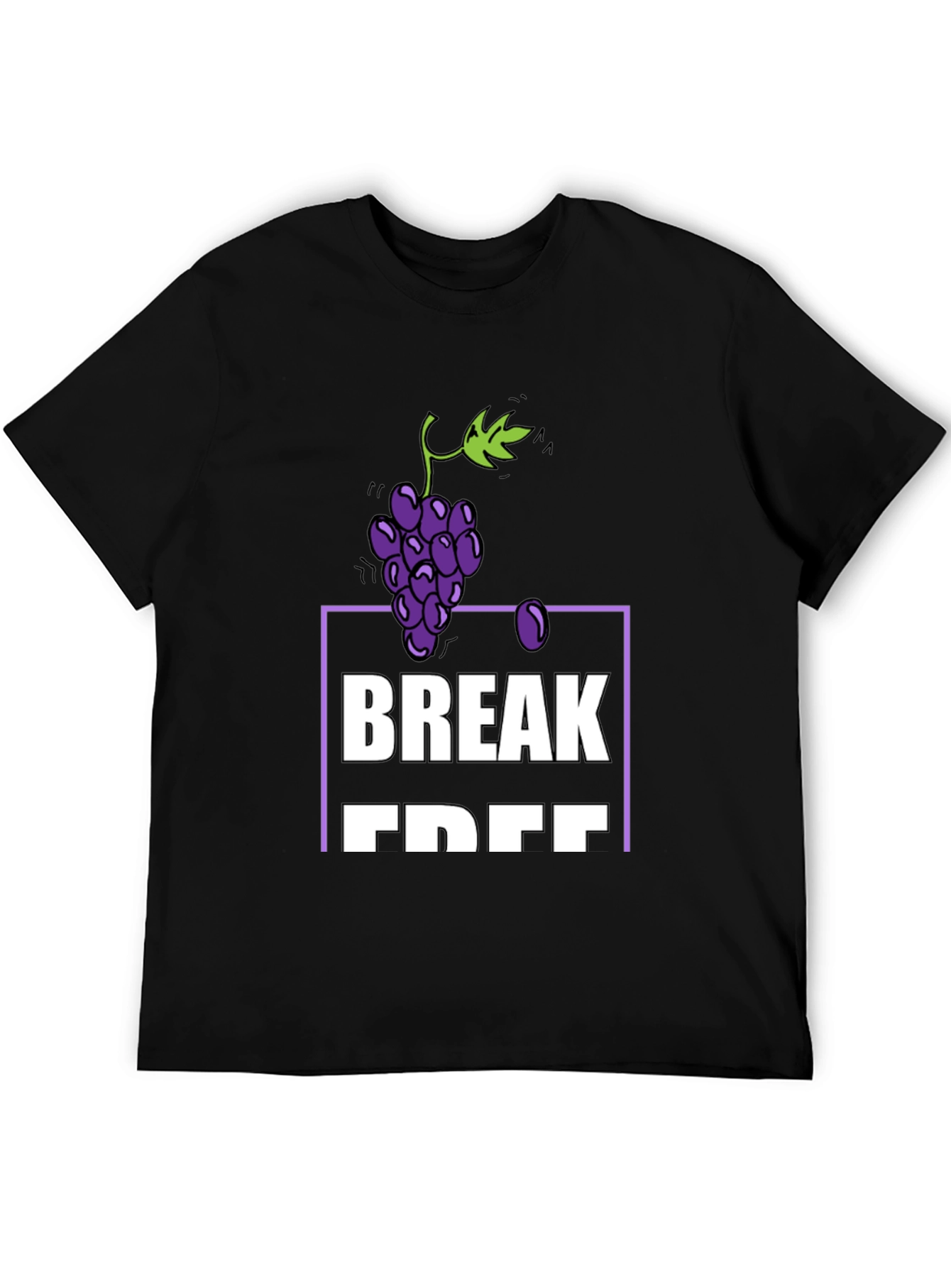 Grapes Break Free T-Shirt - Soft Cotton Blend