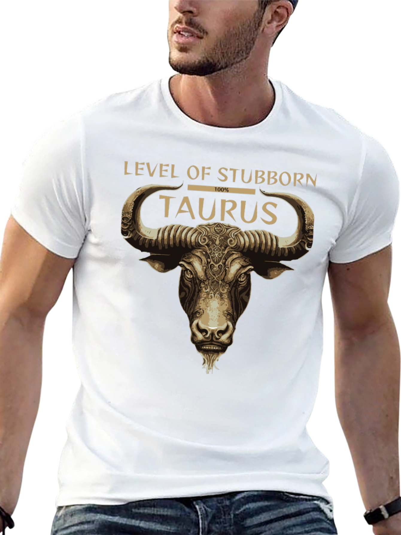 Taurus Stubborn Zodiac Graphic Tee