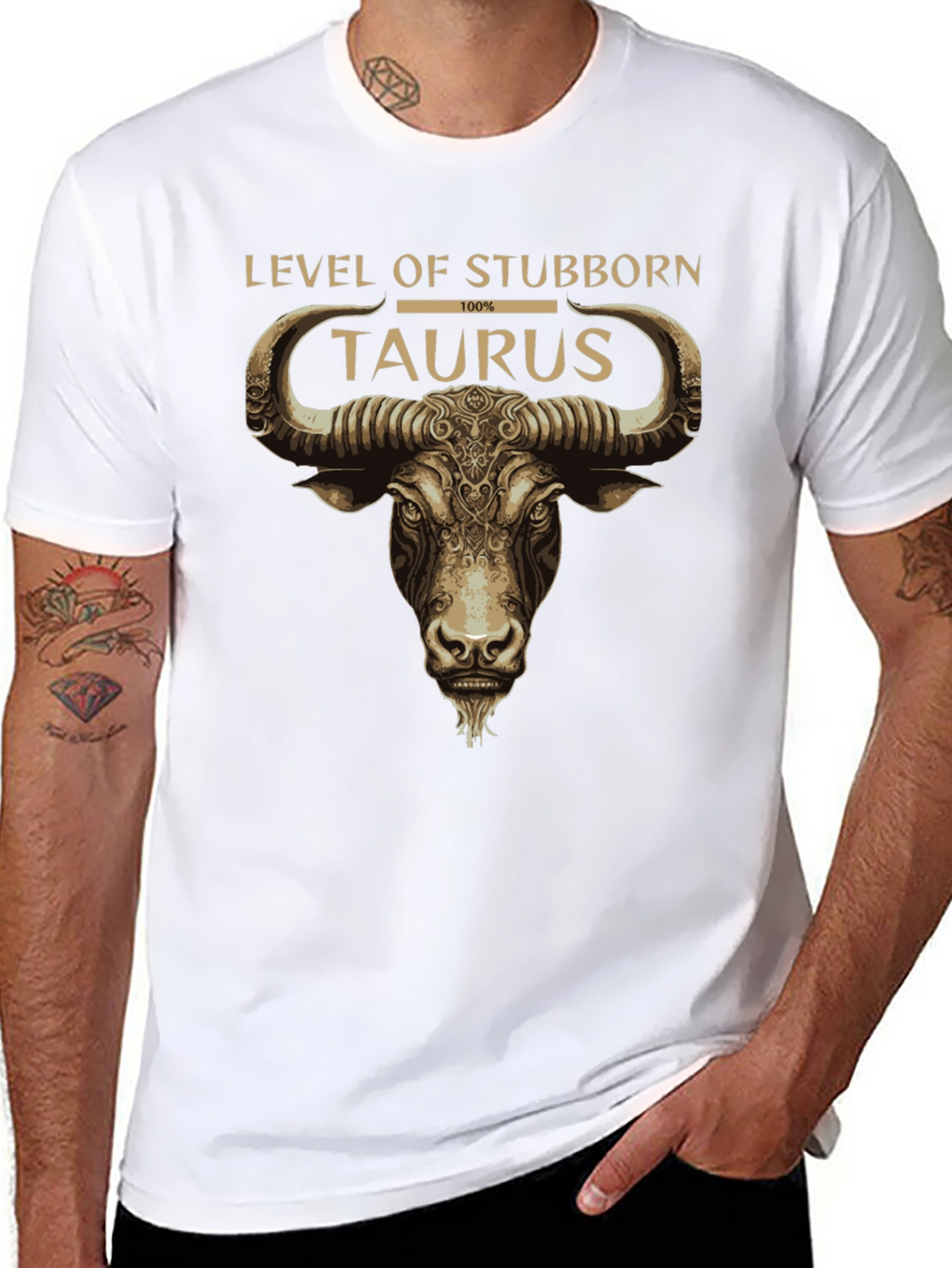 Taurus Stubborn Zodiac Graphic Tee