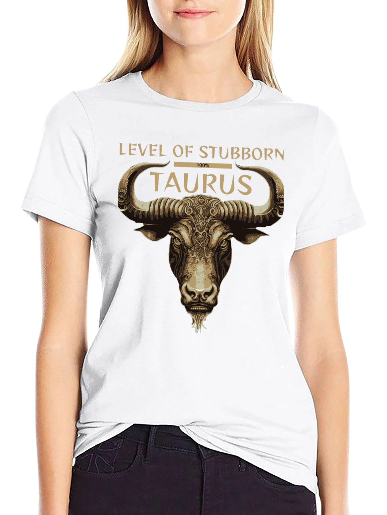 Taurus Stubborn Zodiac Graphic Tee