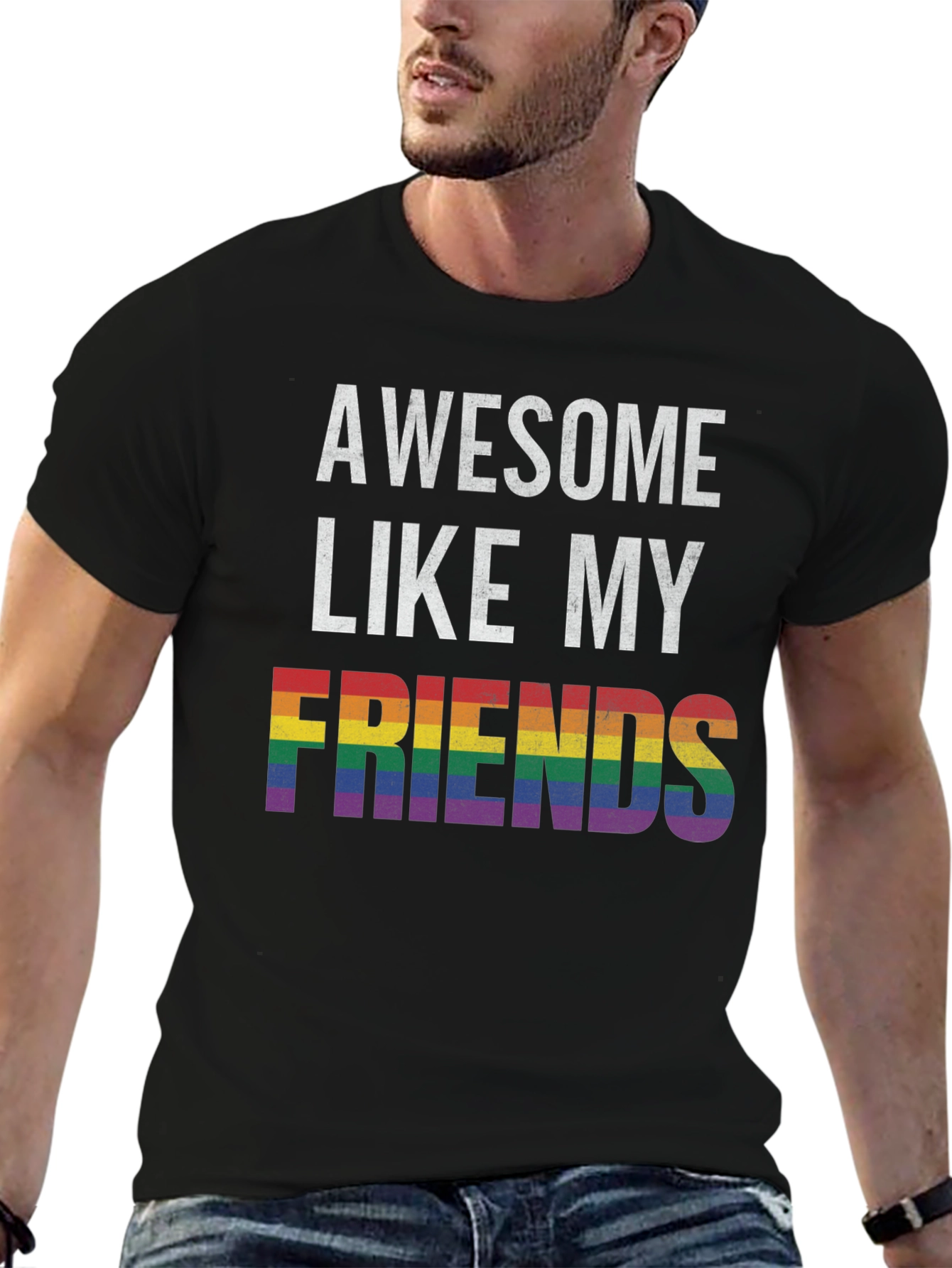Awesome Like My Friends LGBTQ Pride T-Shirt