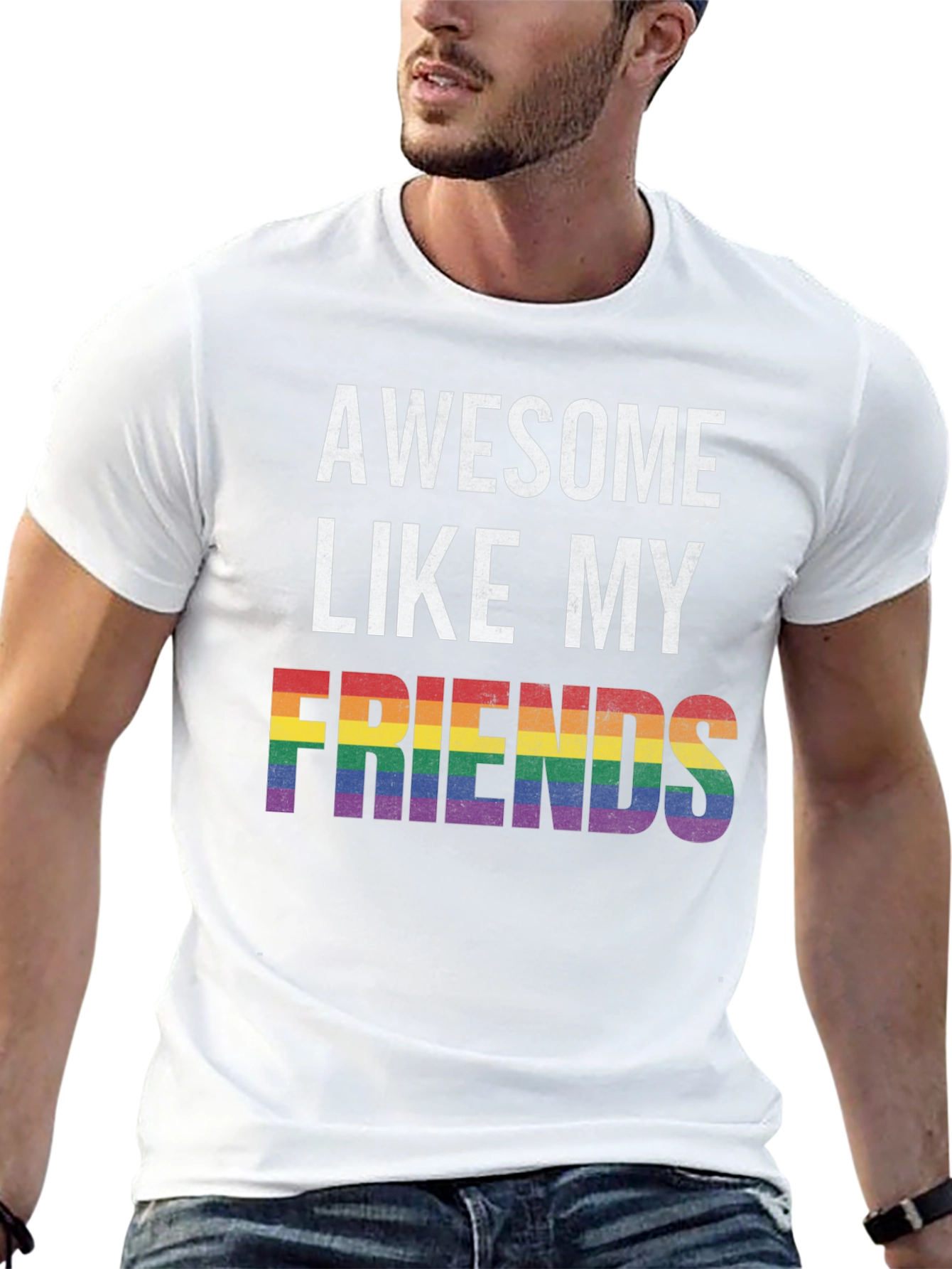 Awesome Like My Friends LGBTQ Pride T-Shirt