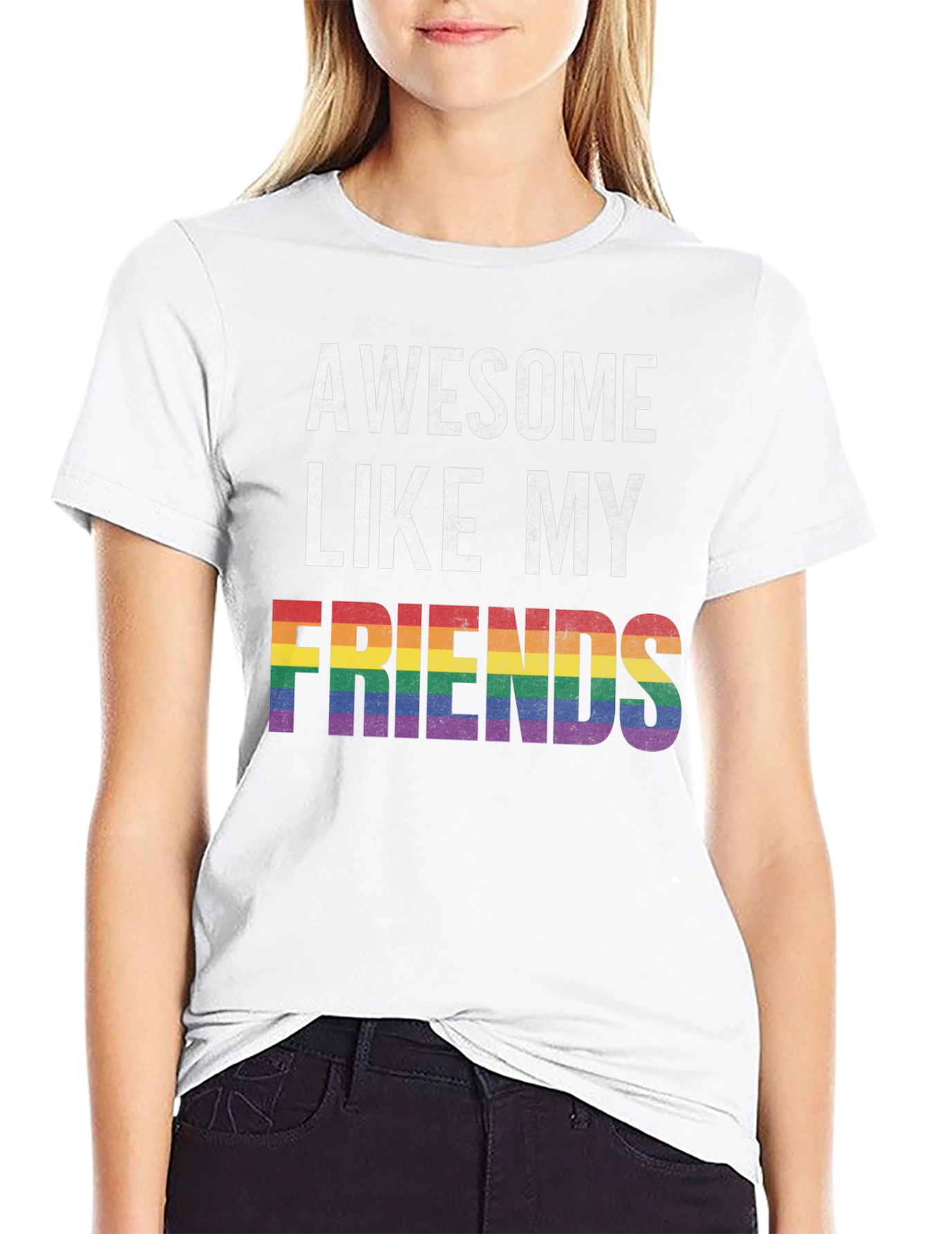 Awesome Like My Friends LGBTQ Pride T-Shirt