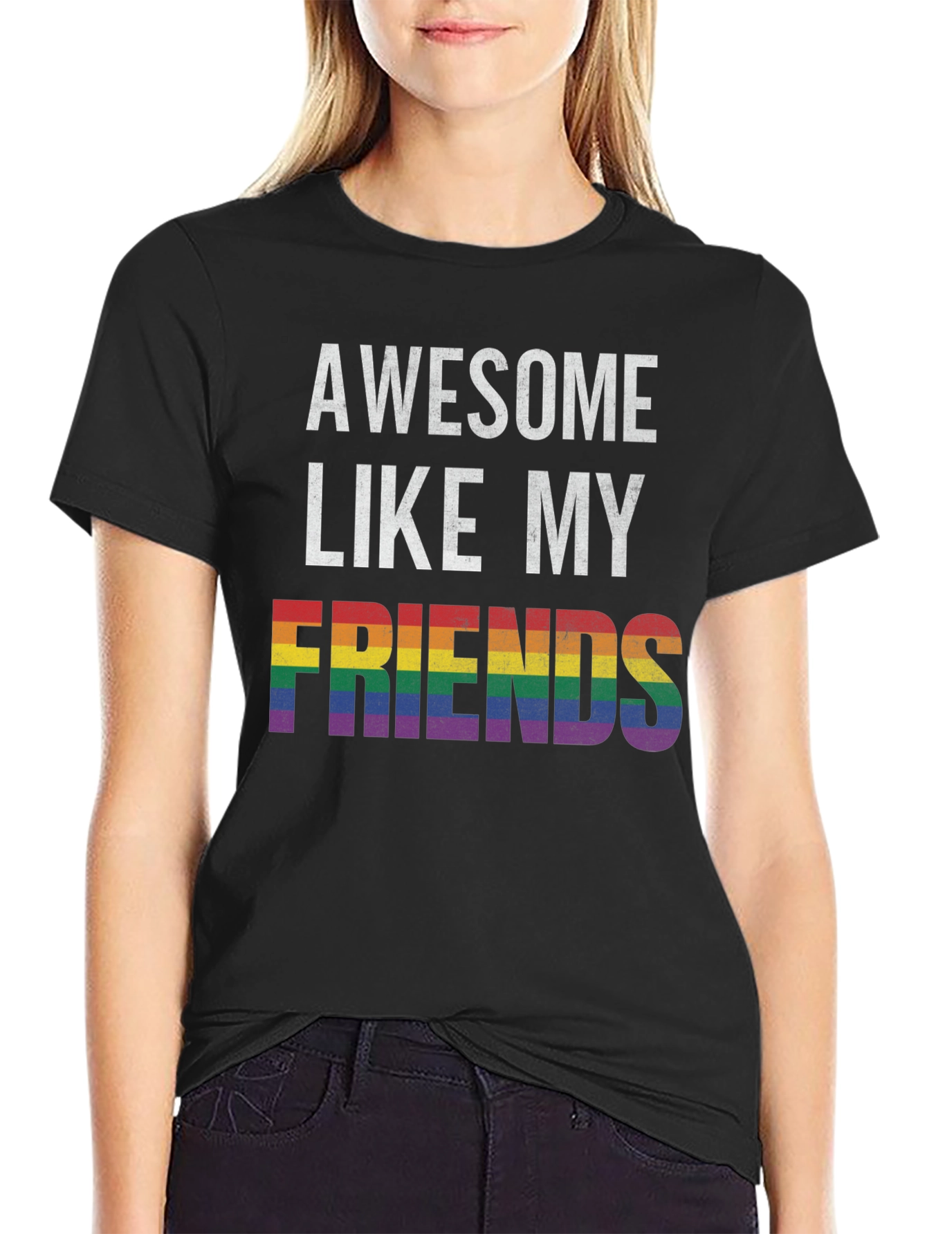 Awesome Like My Friends LGBTQ Pride T-Shirt