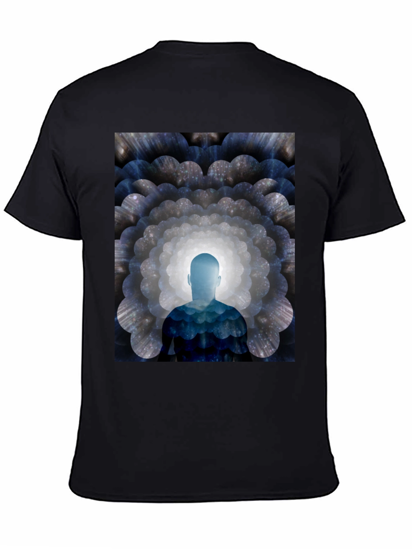 Meditative Man Graphic T-Shirt