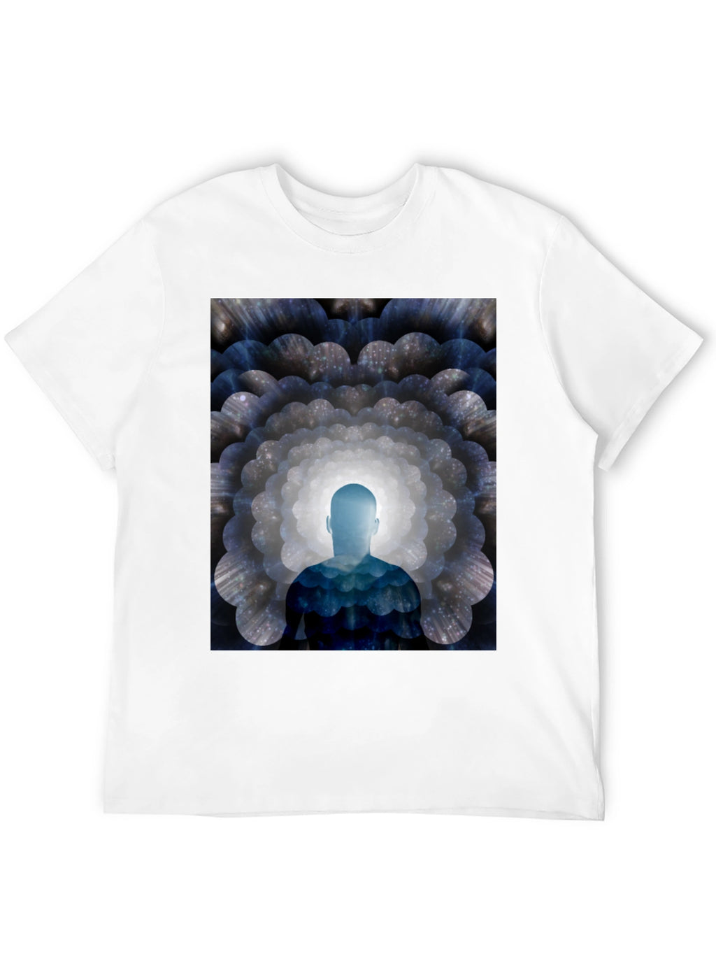 Meditative Man Graphic T-Shirt