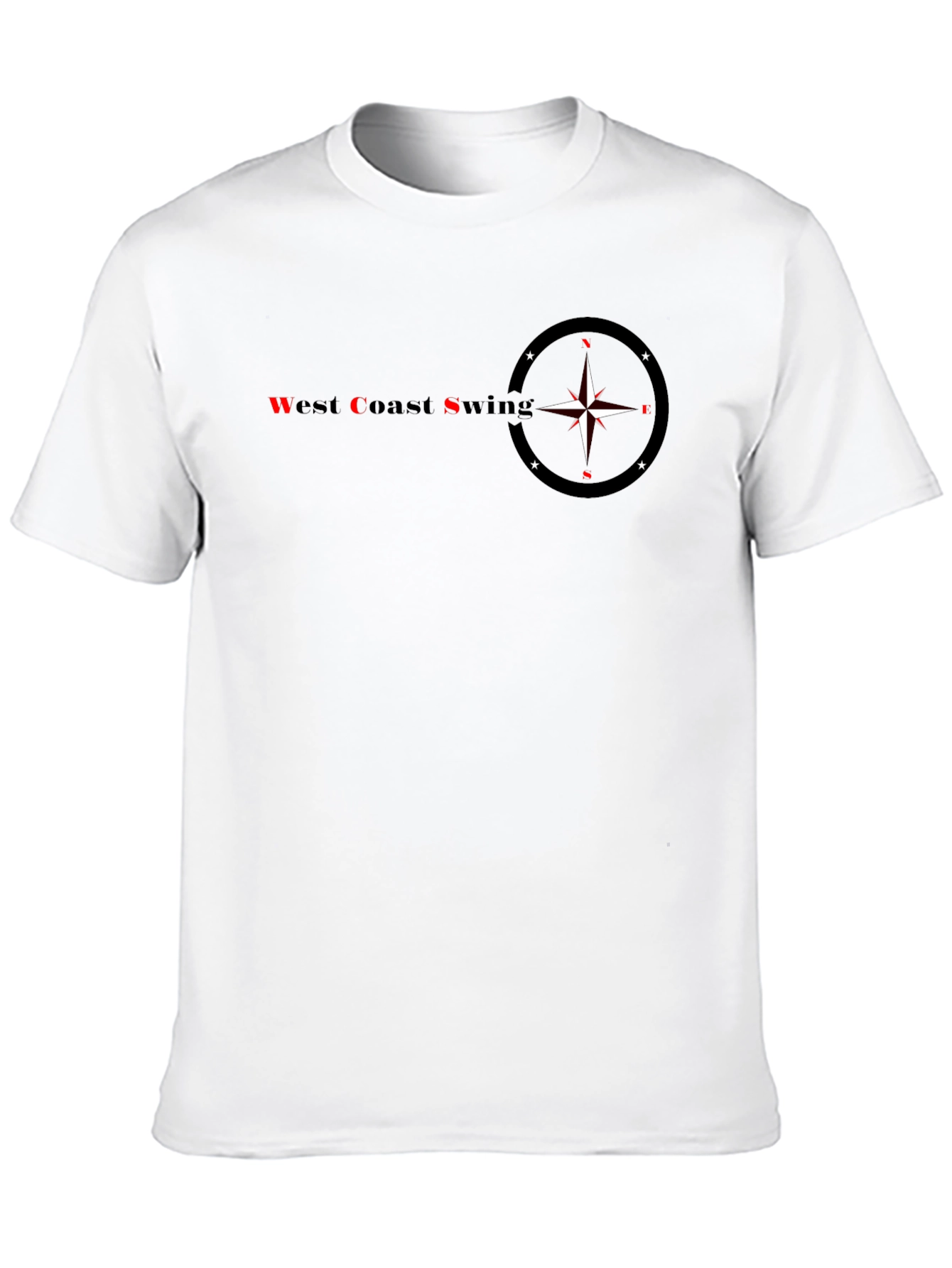 West Coast Swing Graphic Black T-Shirt