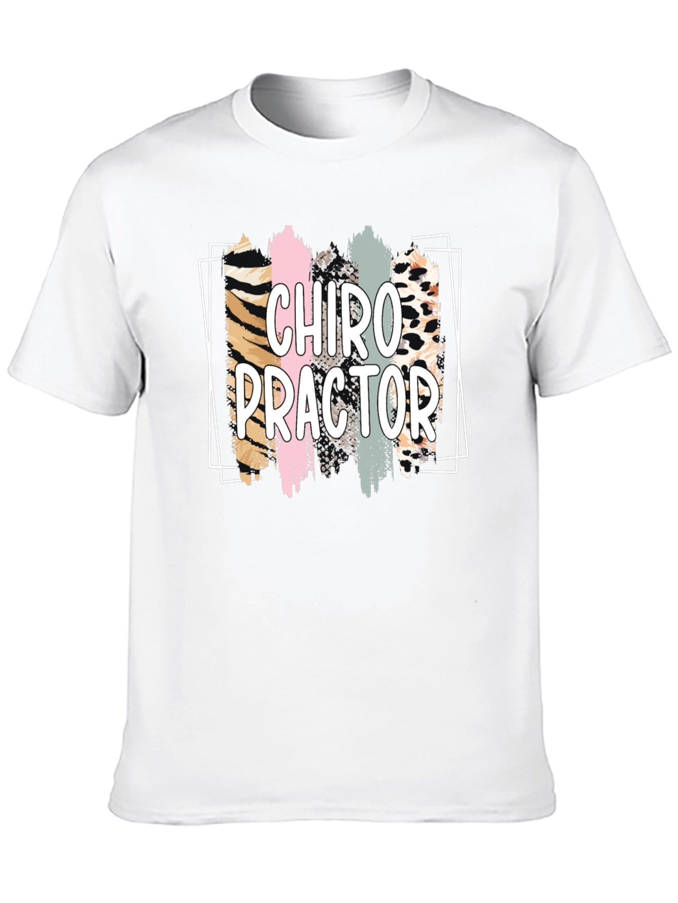 Chiropractor Graphic Tee - Black Cotton Shirt