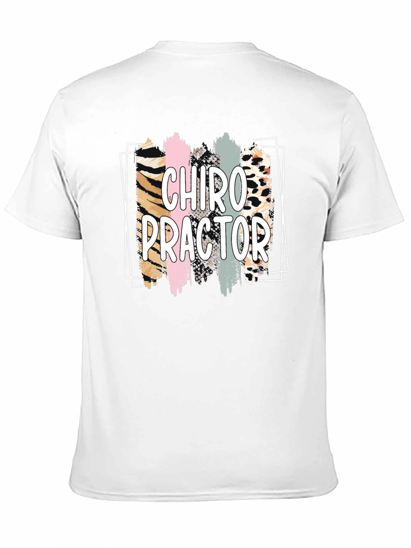 Chiropractor Graphic Tee - Black Cotton Shirt
