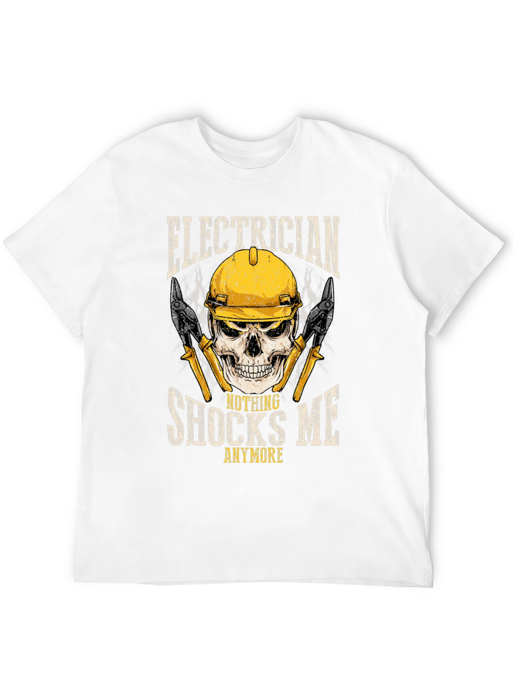Electrician Skull Graphic Tee