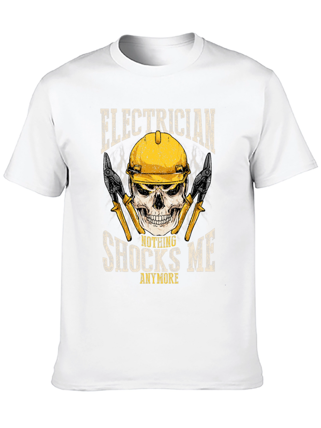 Electrician Skull Graphic Tee