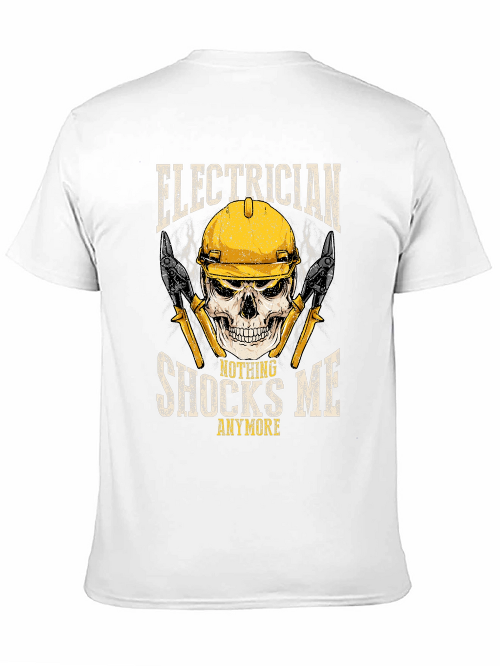 Electrician Skull Graphic Tee