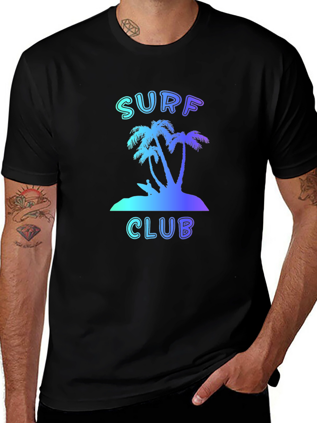 Surf Club Graphic Tee - Island Vibes