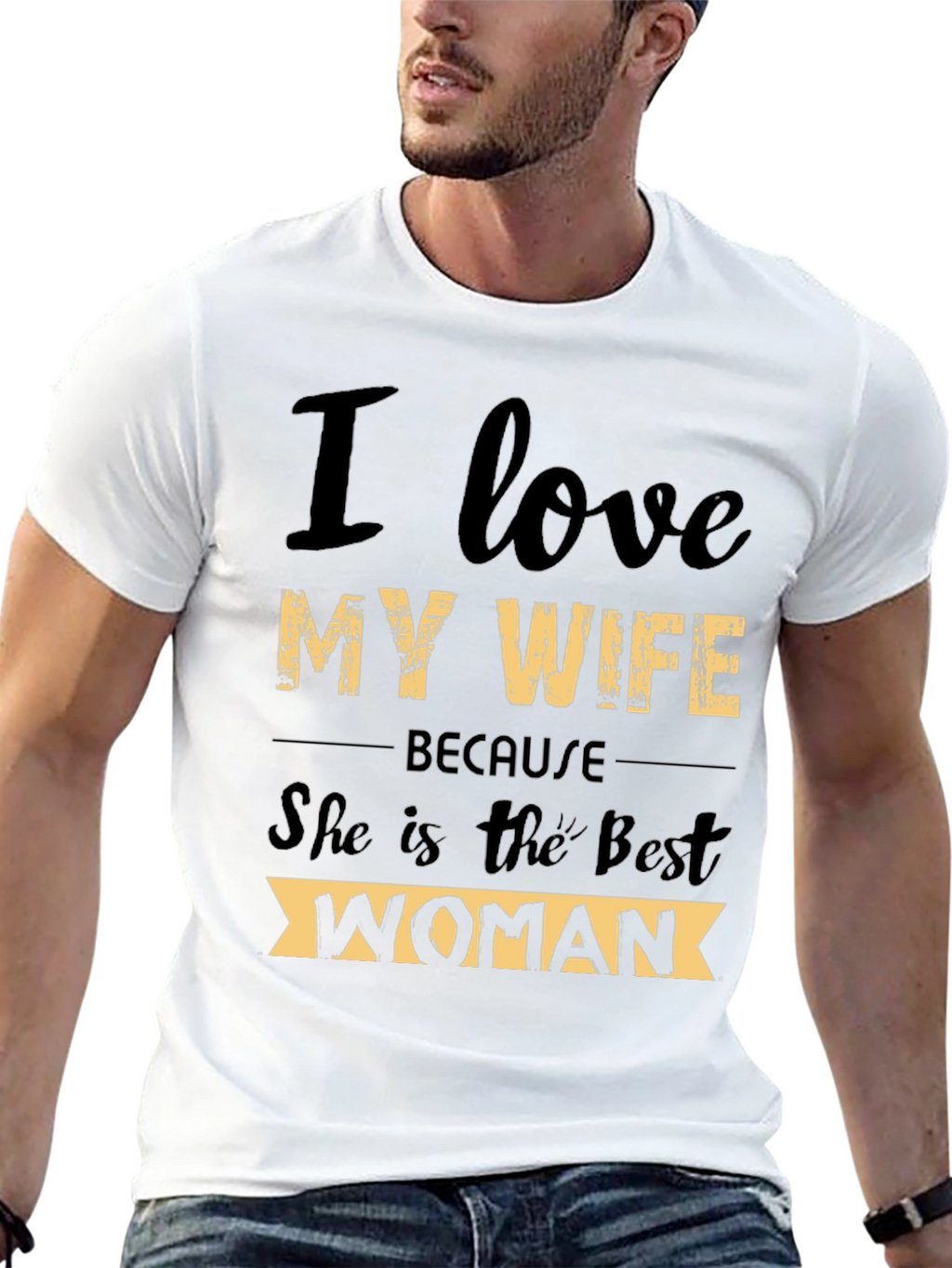 I Love My Wife Graphic Tee
