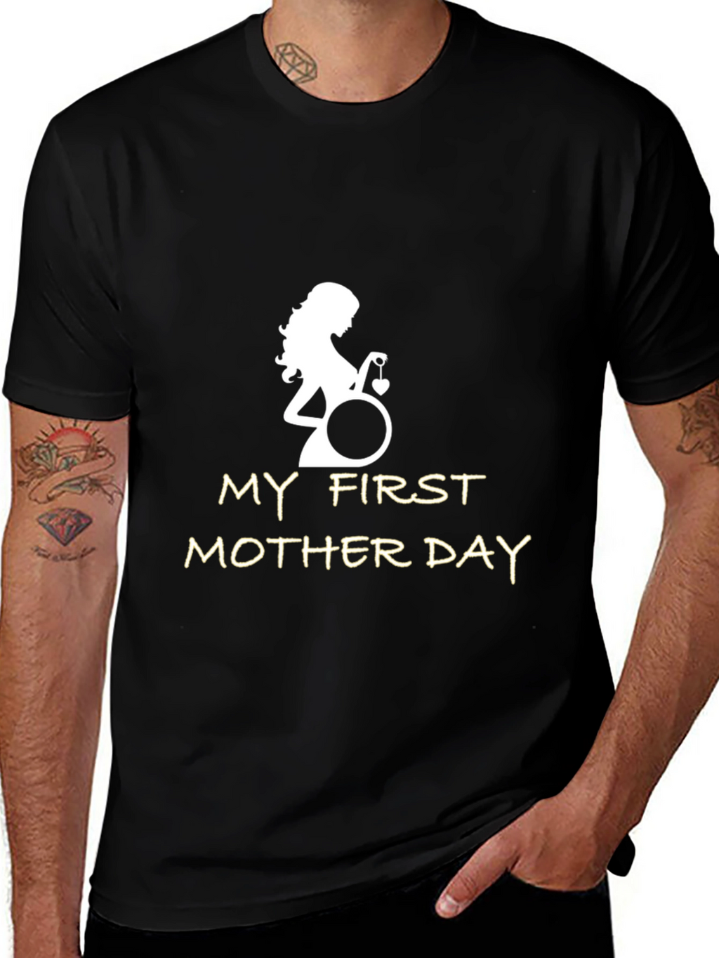 My First Mothers Day T-Shirt - Pregnancy Announcement