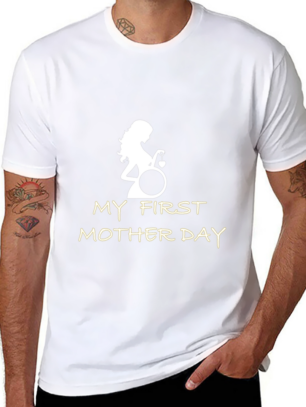 My First Mothers Day T-Shirt - Pregnancy Announcement