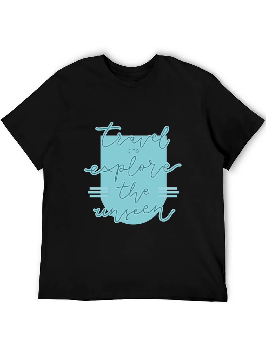Explore the Unseen Graphic Tee - Black