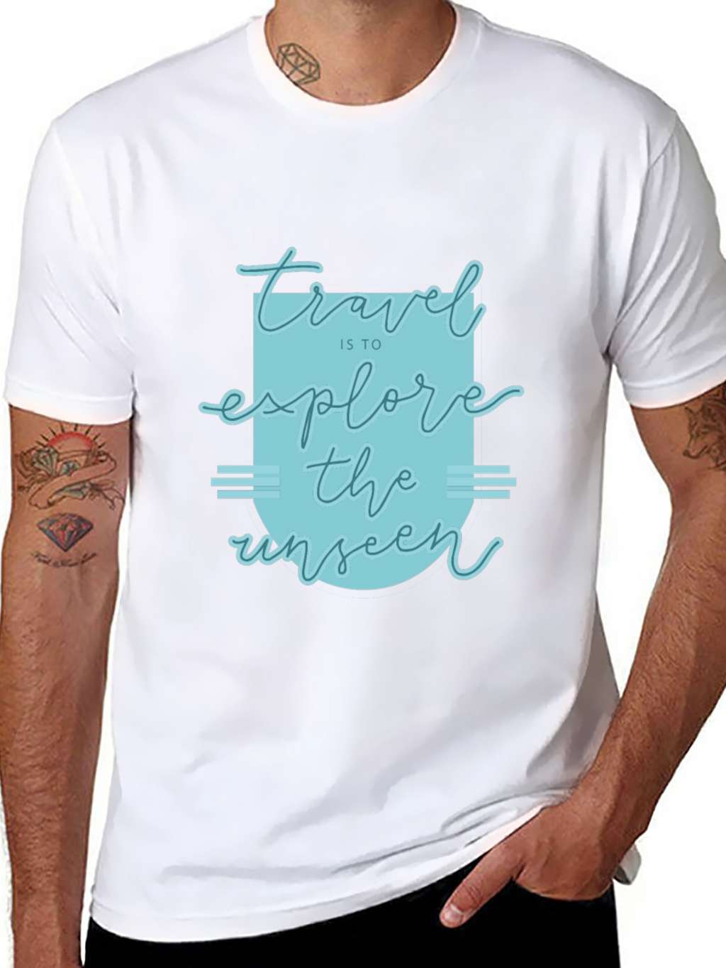 Explore the Unseen Graphic Tee - Black