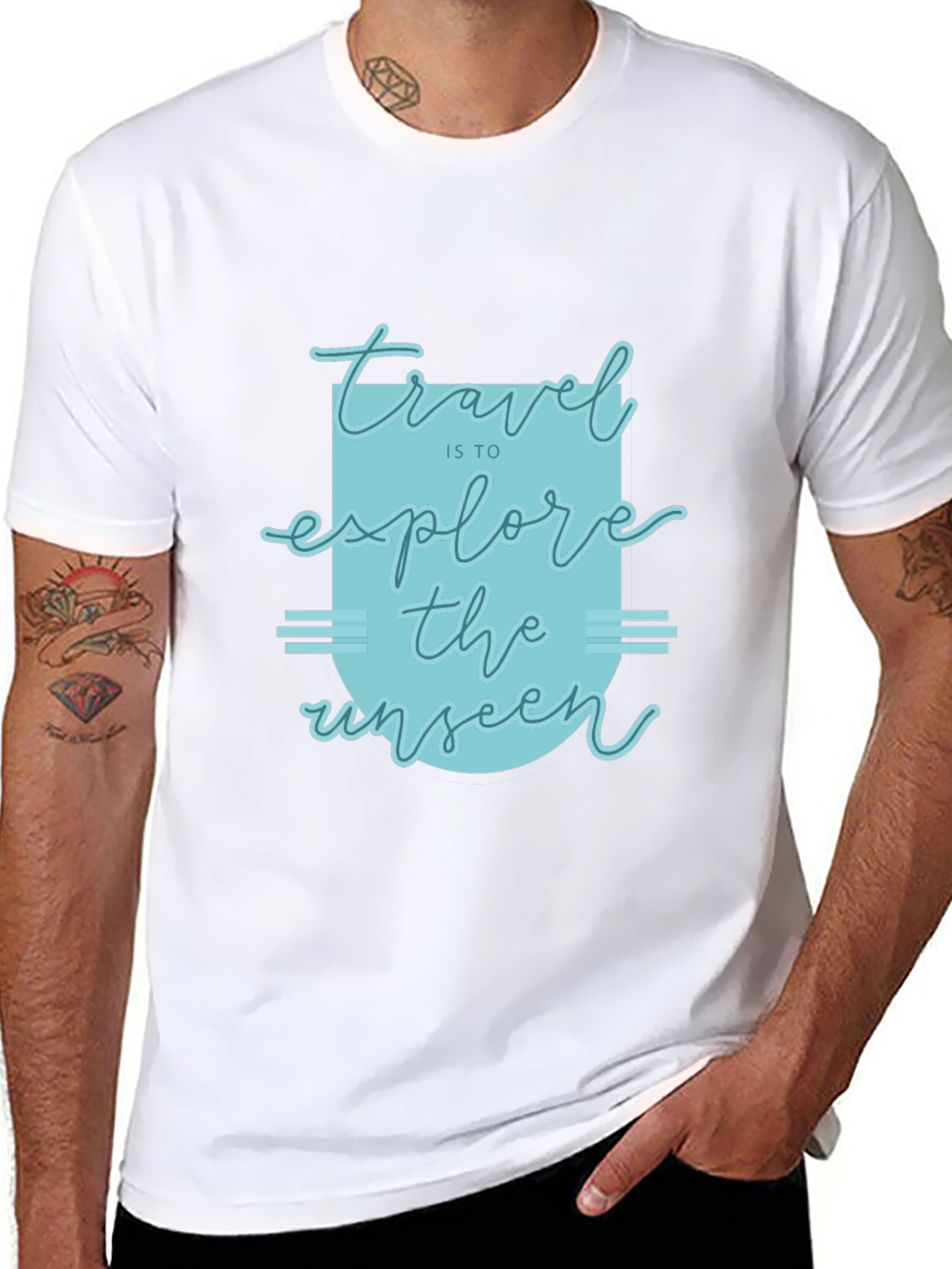 Explore the Unseen Graphic Tee - Black