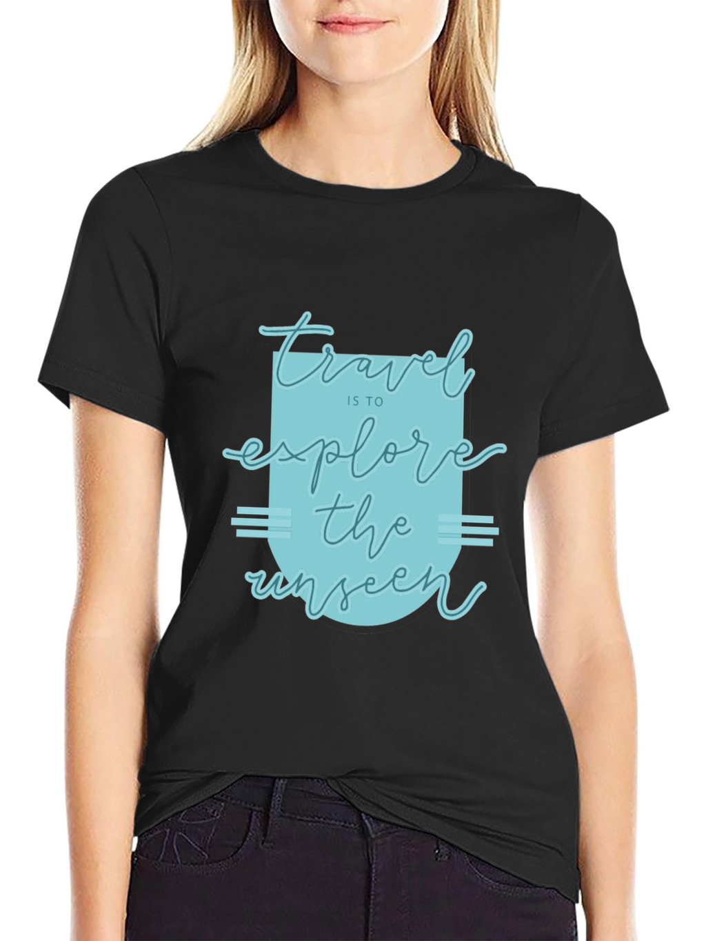 Explore the Unseen Graphic Tee - Black