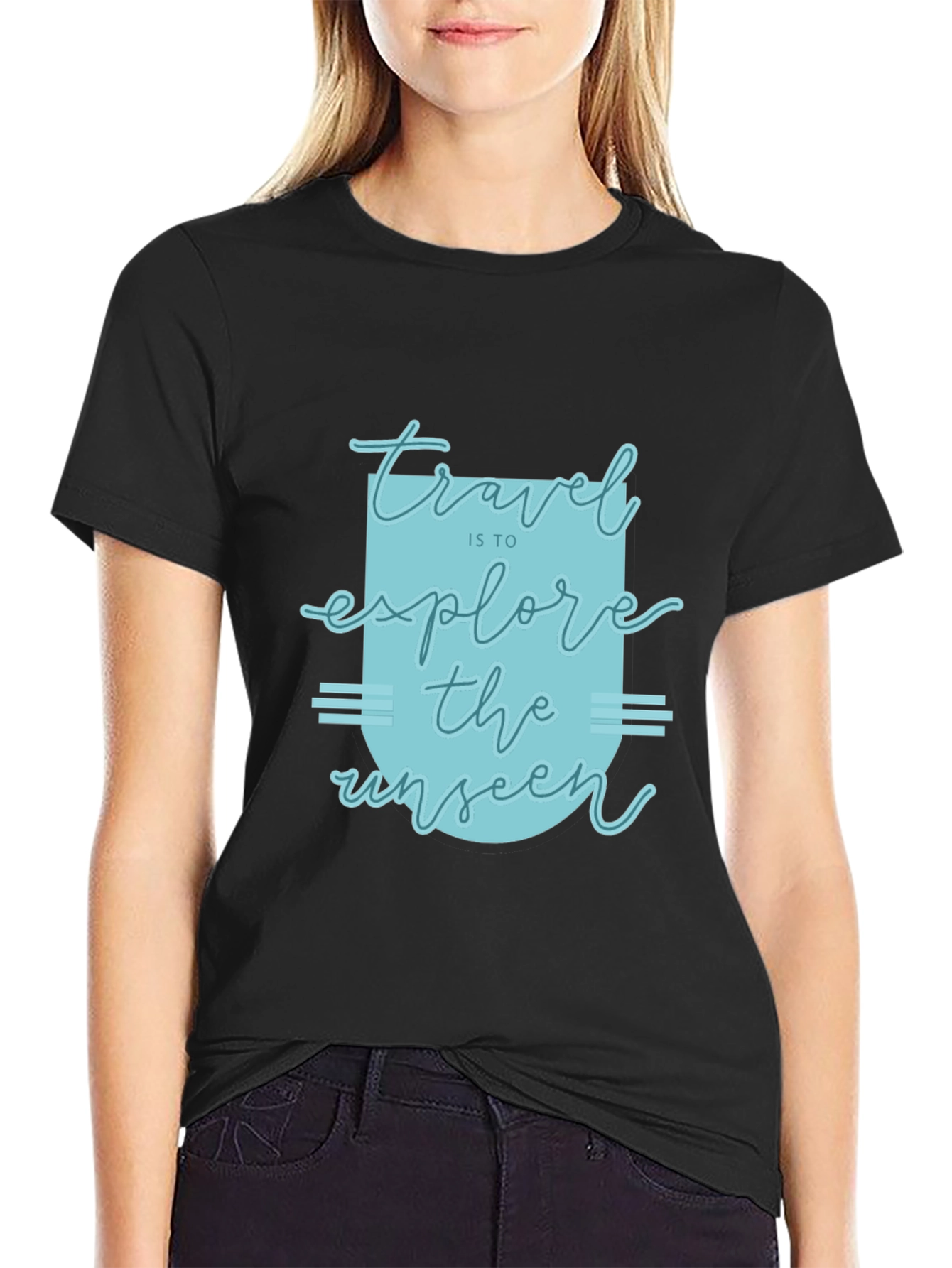 Explore the Unseen Graphic Tee - Black
