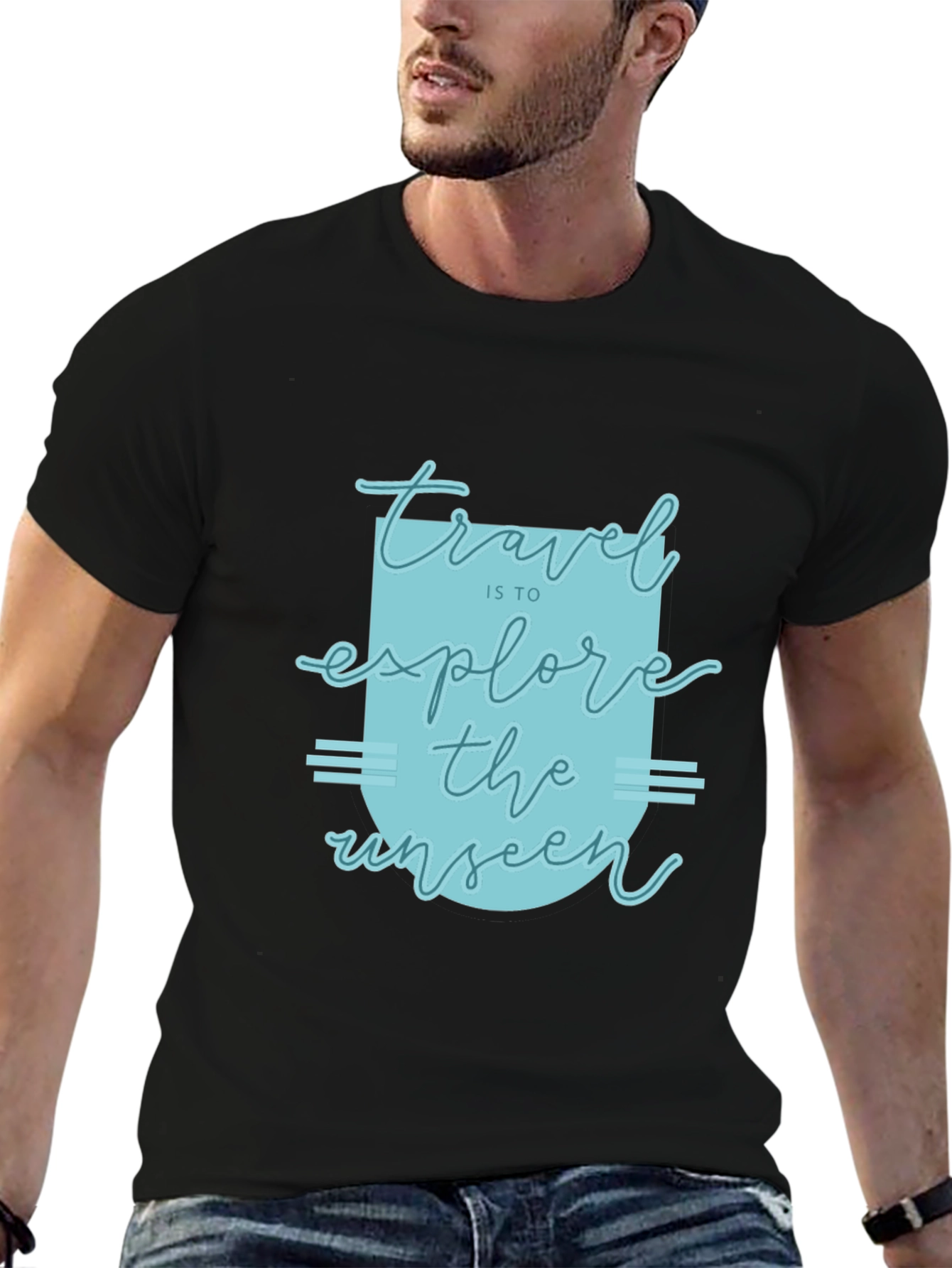 Explore the Unseen Graphic Tee - Black