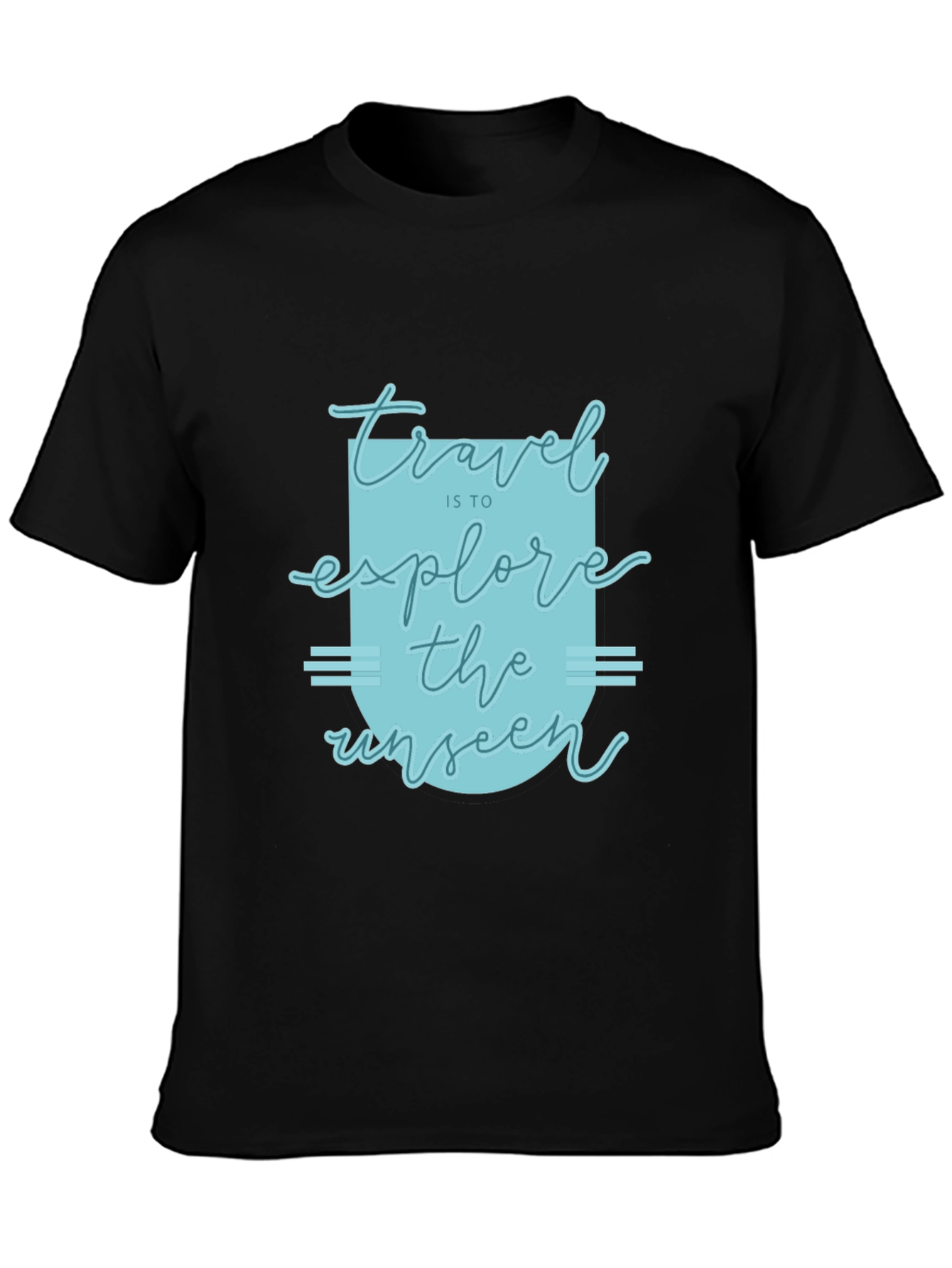 Explore the Unseen Graphic Tee - Black