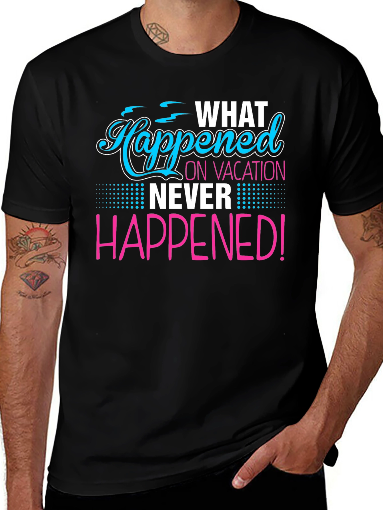 Vacation Secret T-Shirt: What Happened Stays