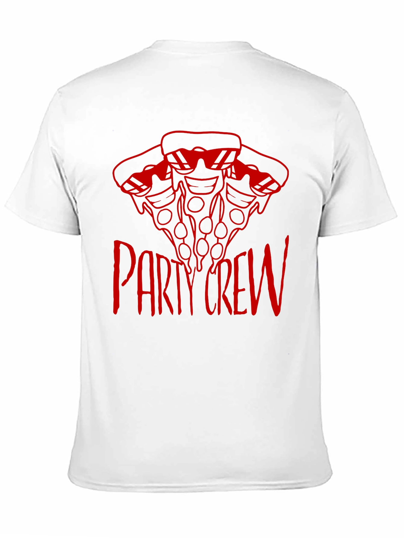 Pizza Party Crew T-Shirt - Cool Graphic Tee