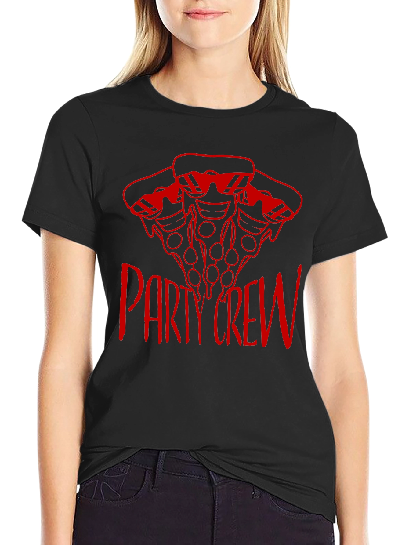 Pizza Party Crew T-Shirt - Cool Graphic Tee