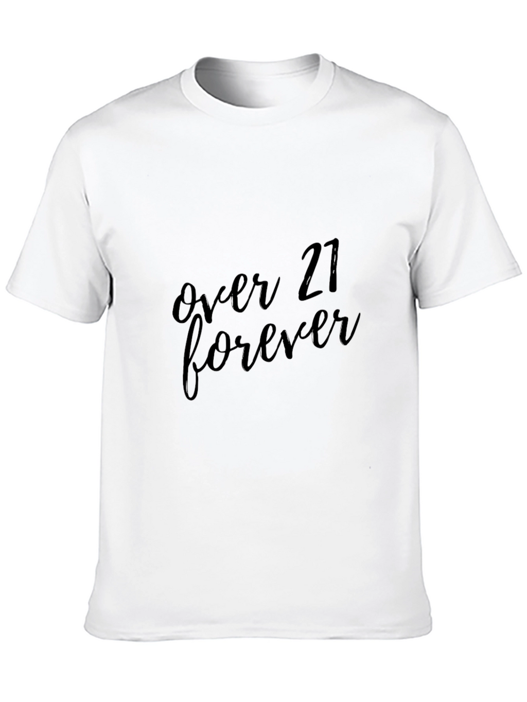Over 21 Forever Black Graphic T-Shirt